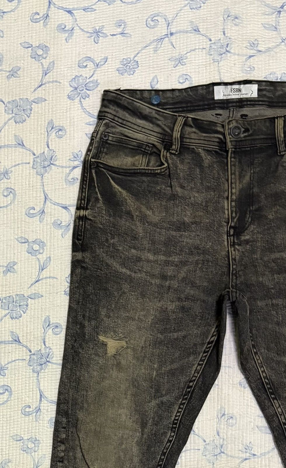 Other FSBN Streetwear Jeans Distressed Denim Size US 31 - 5 Thumbnail