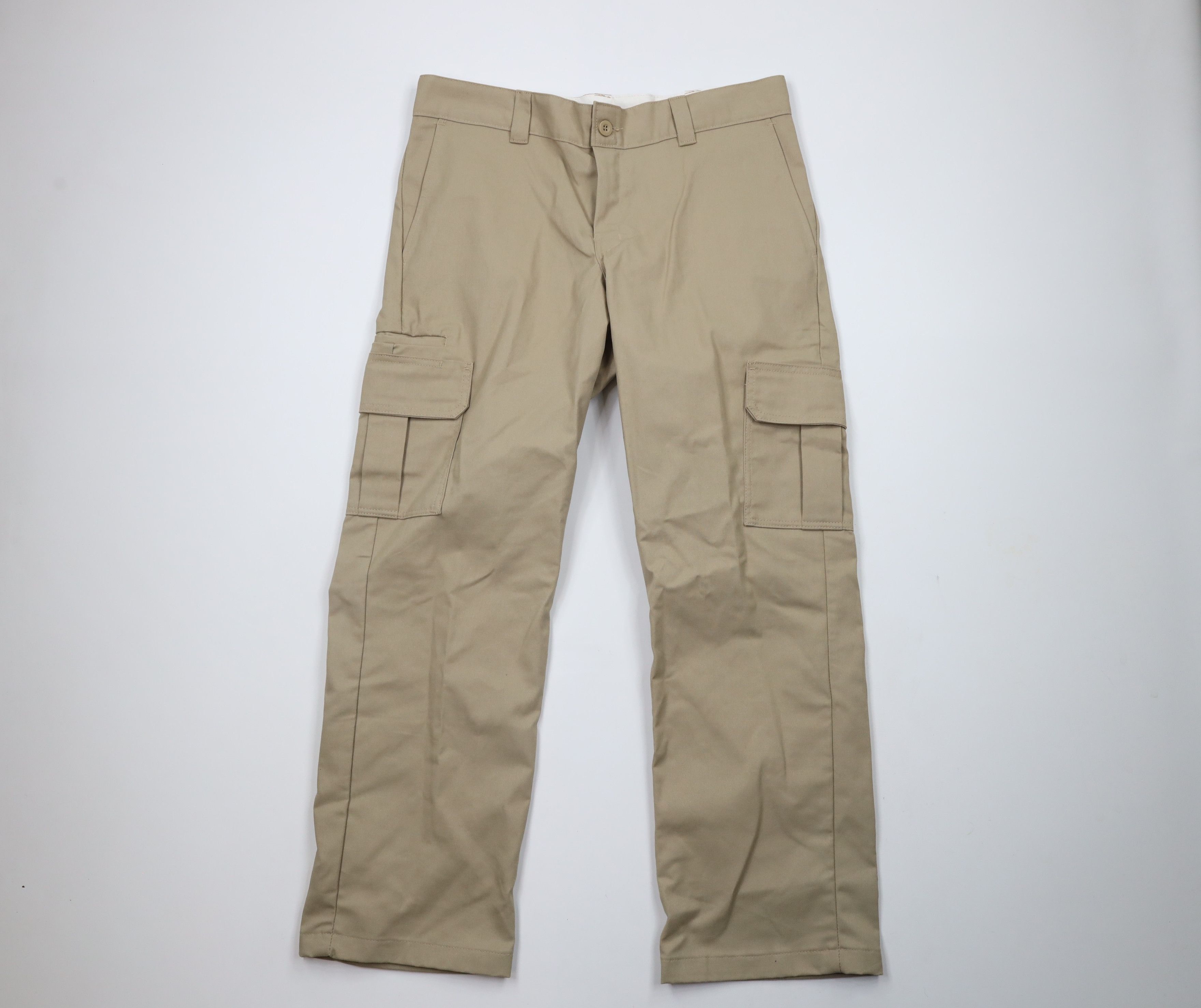 Dickies × Vintage Vintage Dickies Out Wide Leg Cargo Mechanic Pants Beige Size US 34 / EU 50 - 1 Thumbnail