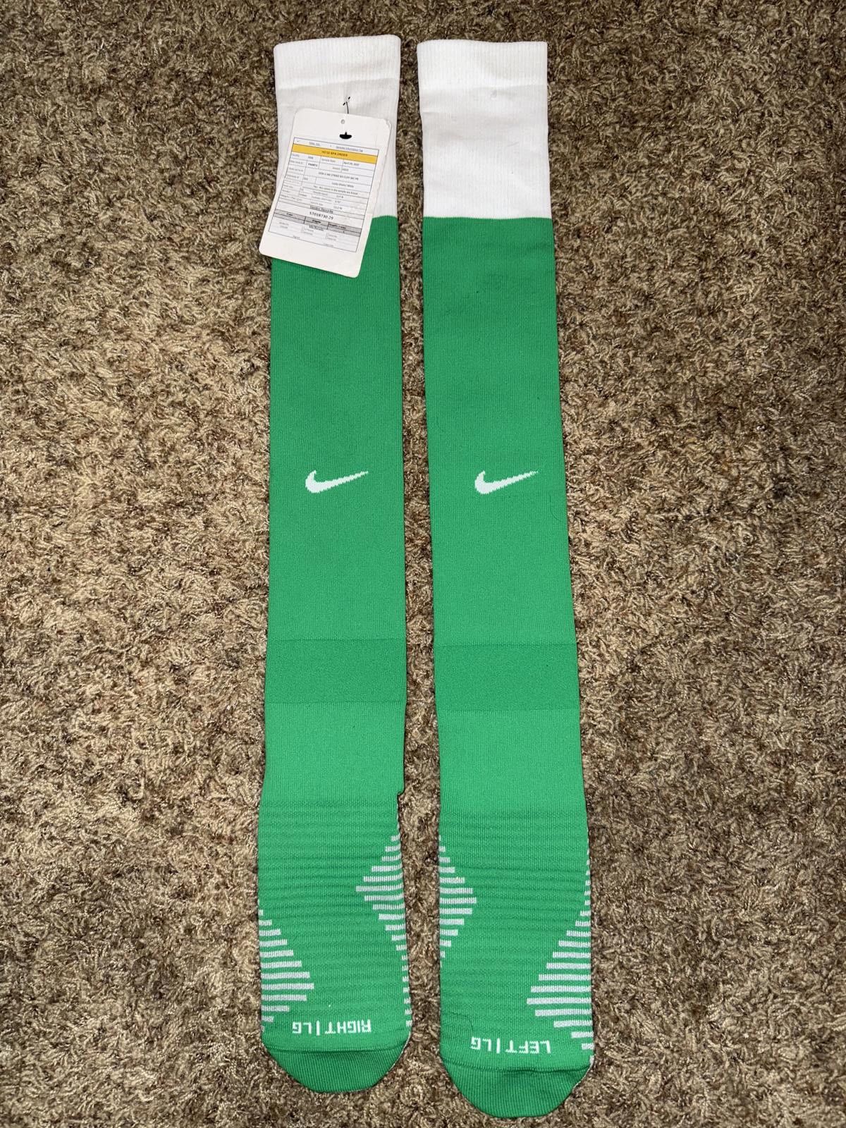 Nike Nike Men’s Goalkeeper Vapor Strike Calf High Swoosh Socks Sample Size ONE SIZE - 1 Thumbnail