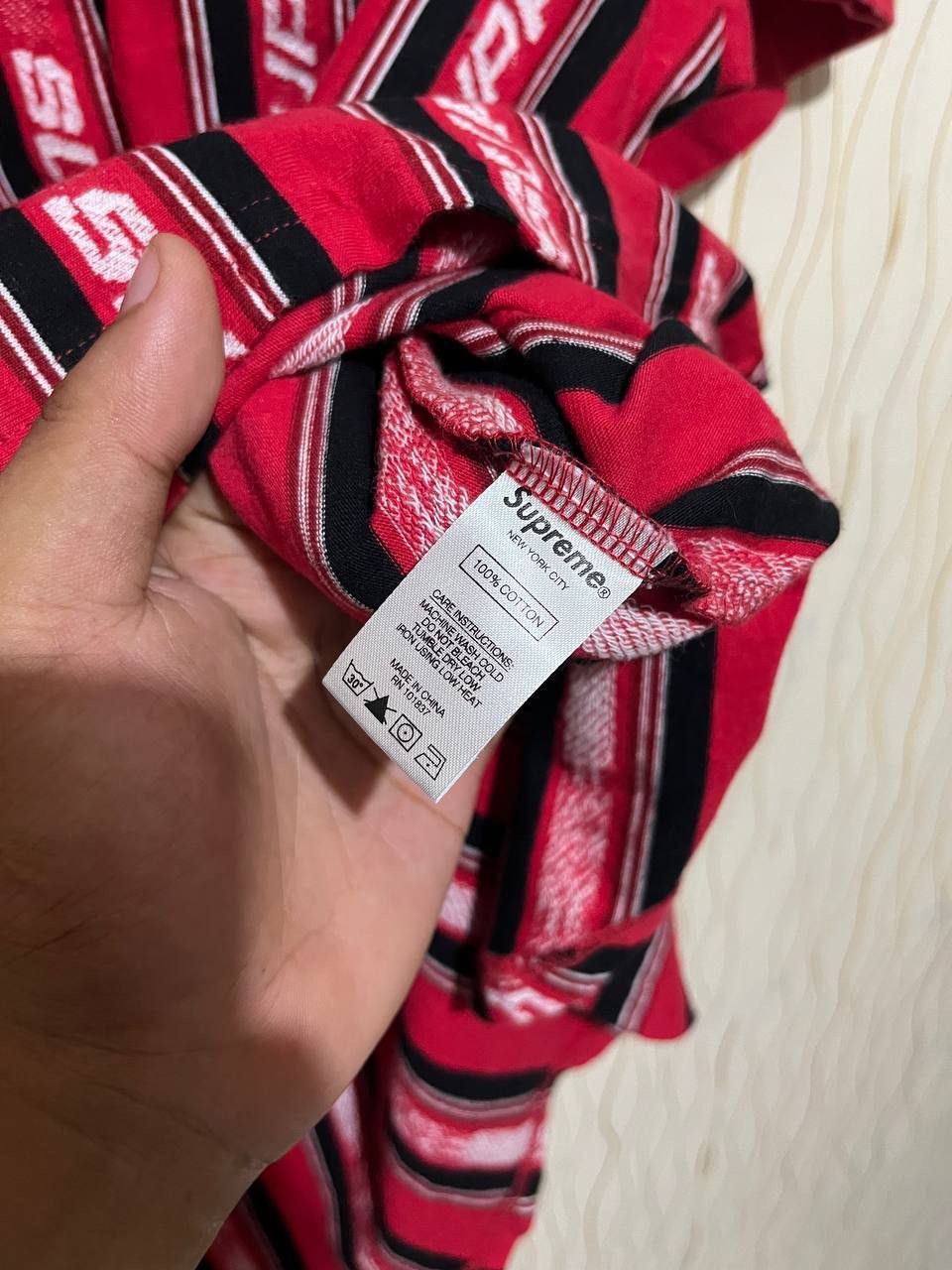 Supreme Supreme 19SS Jacquard logo Supreme baseball jersey shirt Size US L / EU 52-54 / 3 - 5 Thumbnail