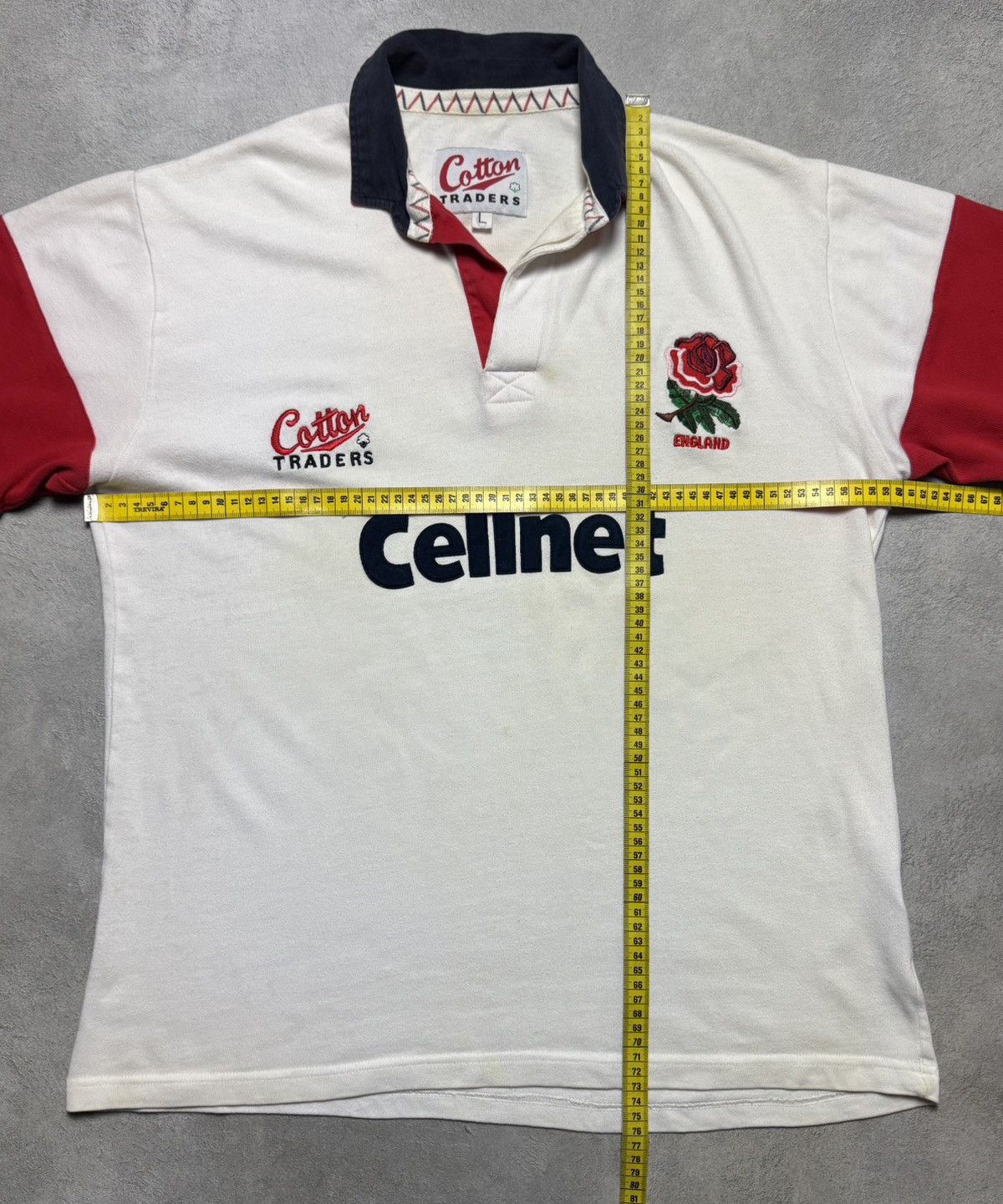 Cotton Traders England 1995 1996 Home Rugby Shirt Jersey Cotton Traders Size US L / EU 52-54 / 3 - 19 Thumbnail
