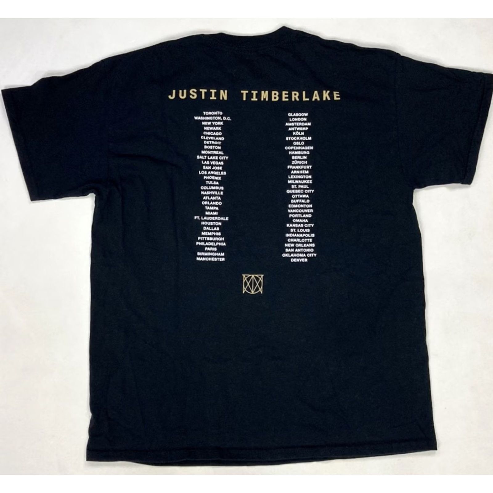 Timberland VINTAGE Justin Timberlake The Man Of The Woods Tour Graphic T-shirt Men Large Black Size US L / EU 52-54 / 3 - 3 Thumbnail
