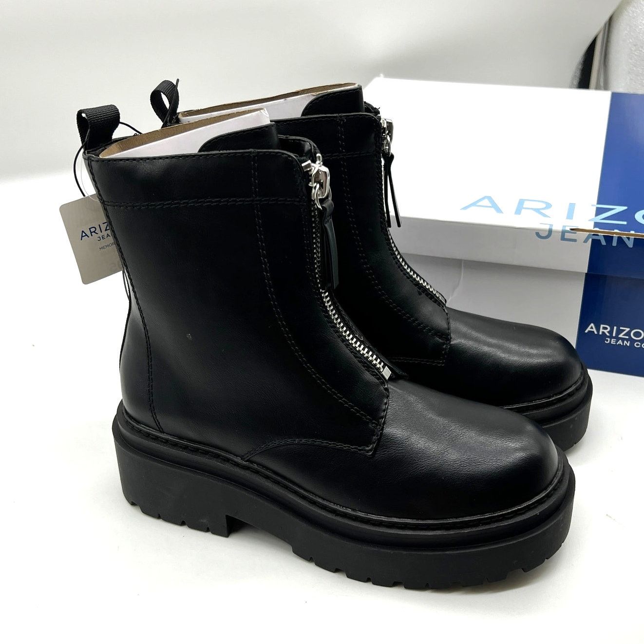 Other Arizona Jean Co Womens Xander Block Heel Motorcycle Boots Size US 8.5 / IT 38.5 - 1 Thumbnail