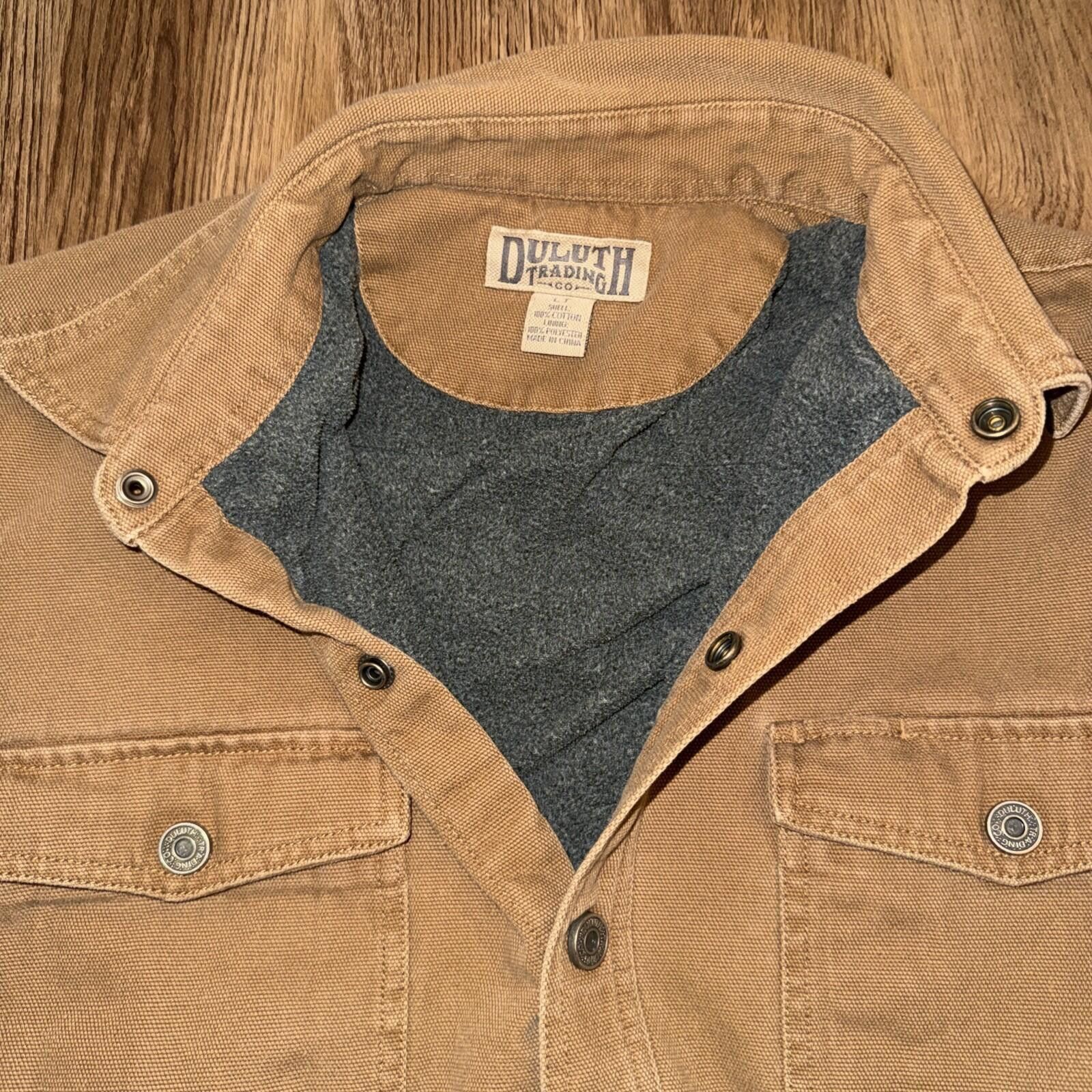 Duluth Trading Company Duluth Trading Hangar Bender Fire Hose Canvas Jacket Lined Size US L / EU 52-54 / 3 - 2 Thumbnail