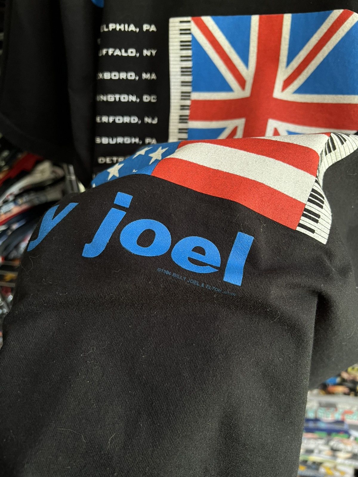 Band Tees 1994 Billy Joel Elton John Single Stitch Tee Size US XL / EU 56 / 4 - 4 Thumbnail