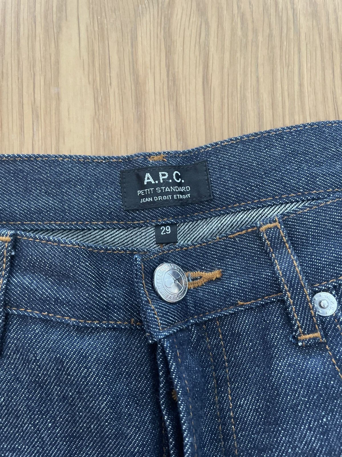 A.P.C. A.P.C. Petit Standard selvedge jeans - 29 Size US 29 - 2 Thumbnail