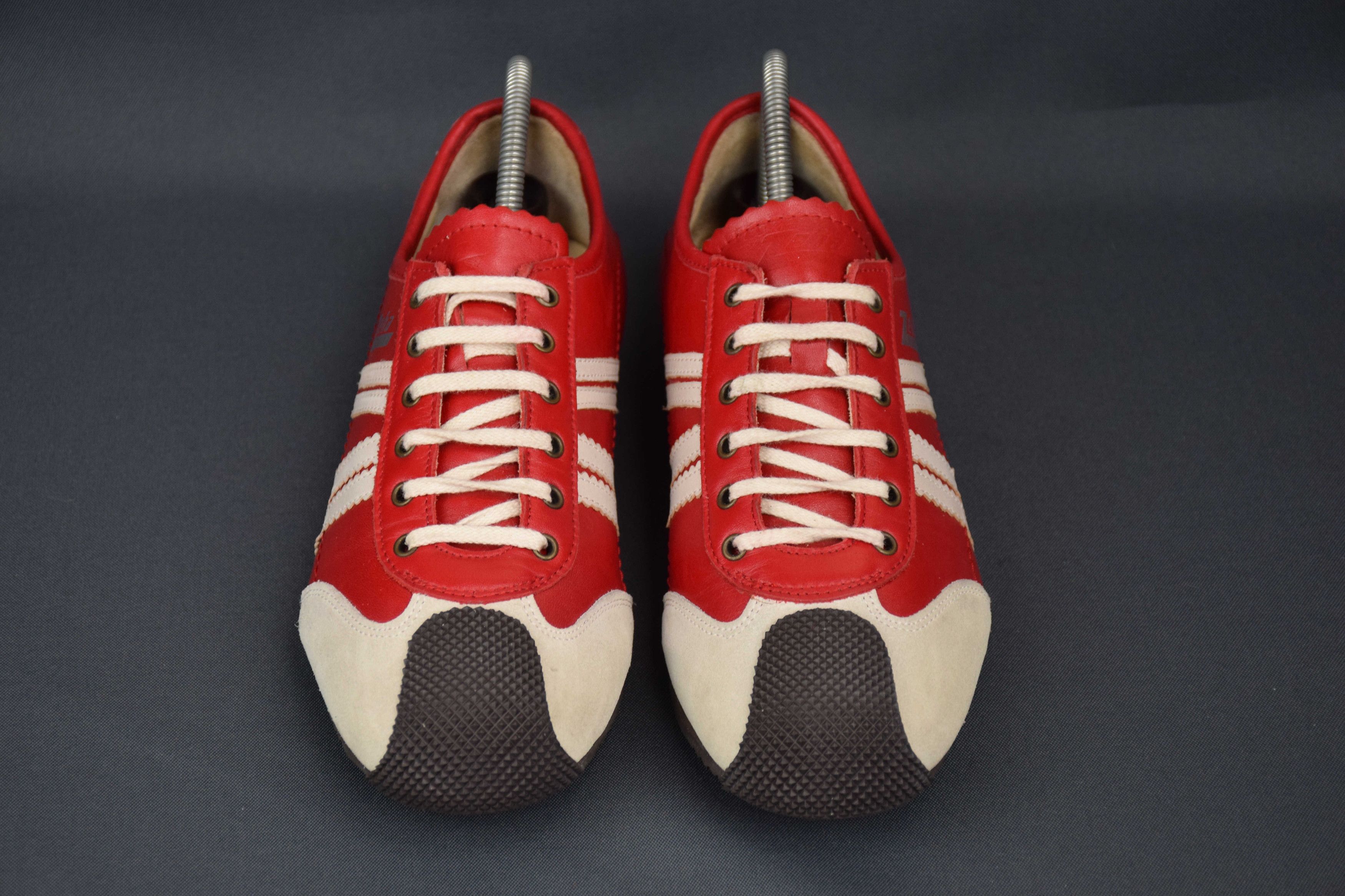 Other × Vintage Zeha Berlin Handballer Red Leather Sneakers US 6 UK 4 EU 37 Size US 6 / IT 36 - 4 Thumbnail