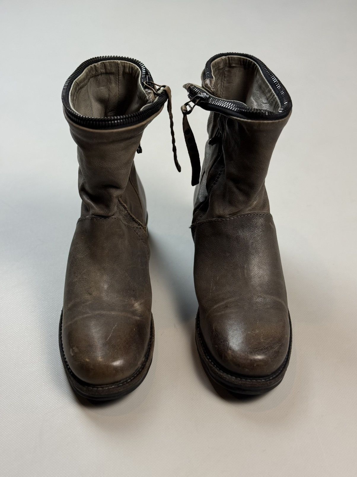 A.S.98 A.S. 98 Airstep Avant-Garde Leather Combat Boots Shoes Size US 7 / IT 37 - 10 Thumbnail