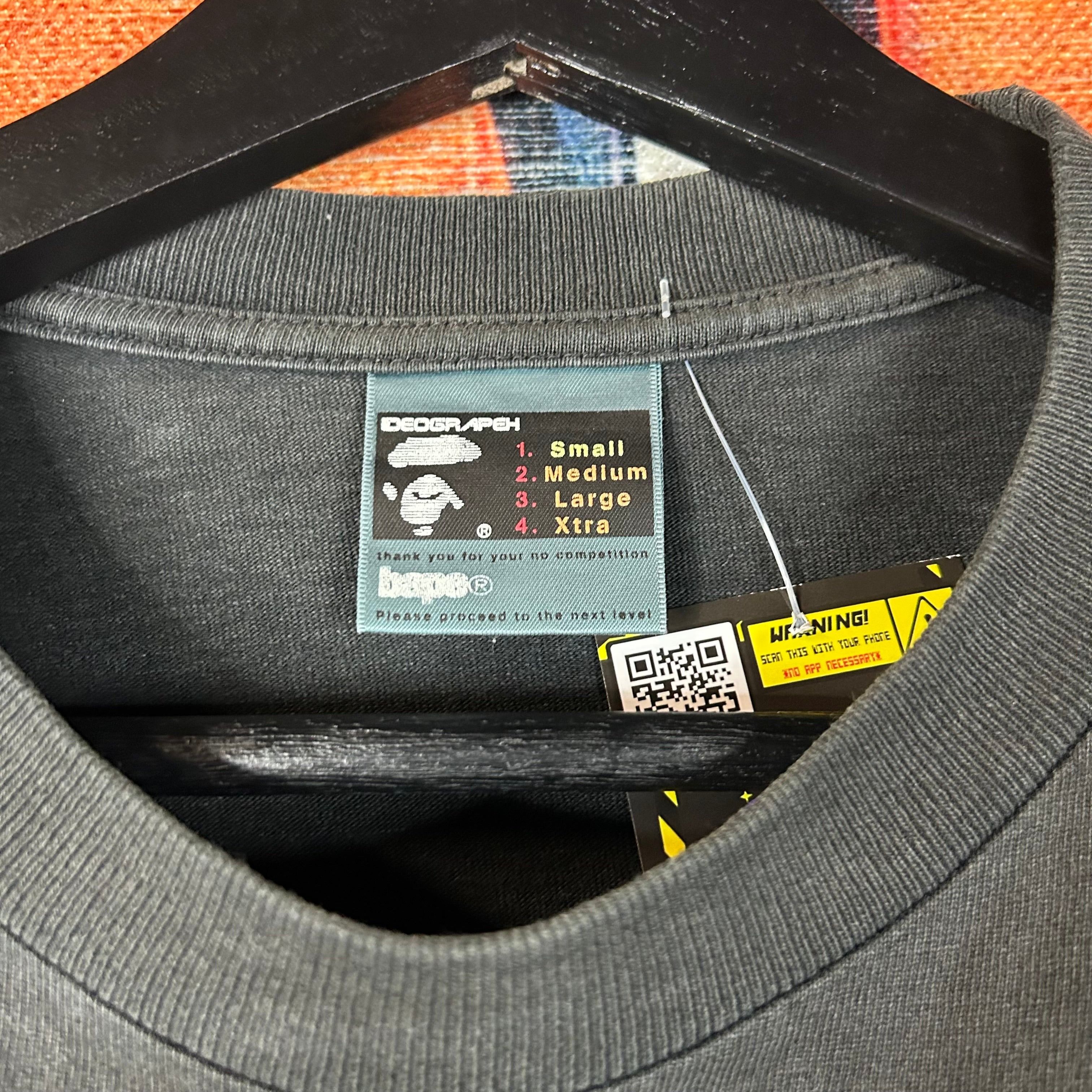 Y2K Bape Glowing Ape Tee Size Small