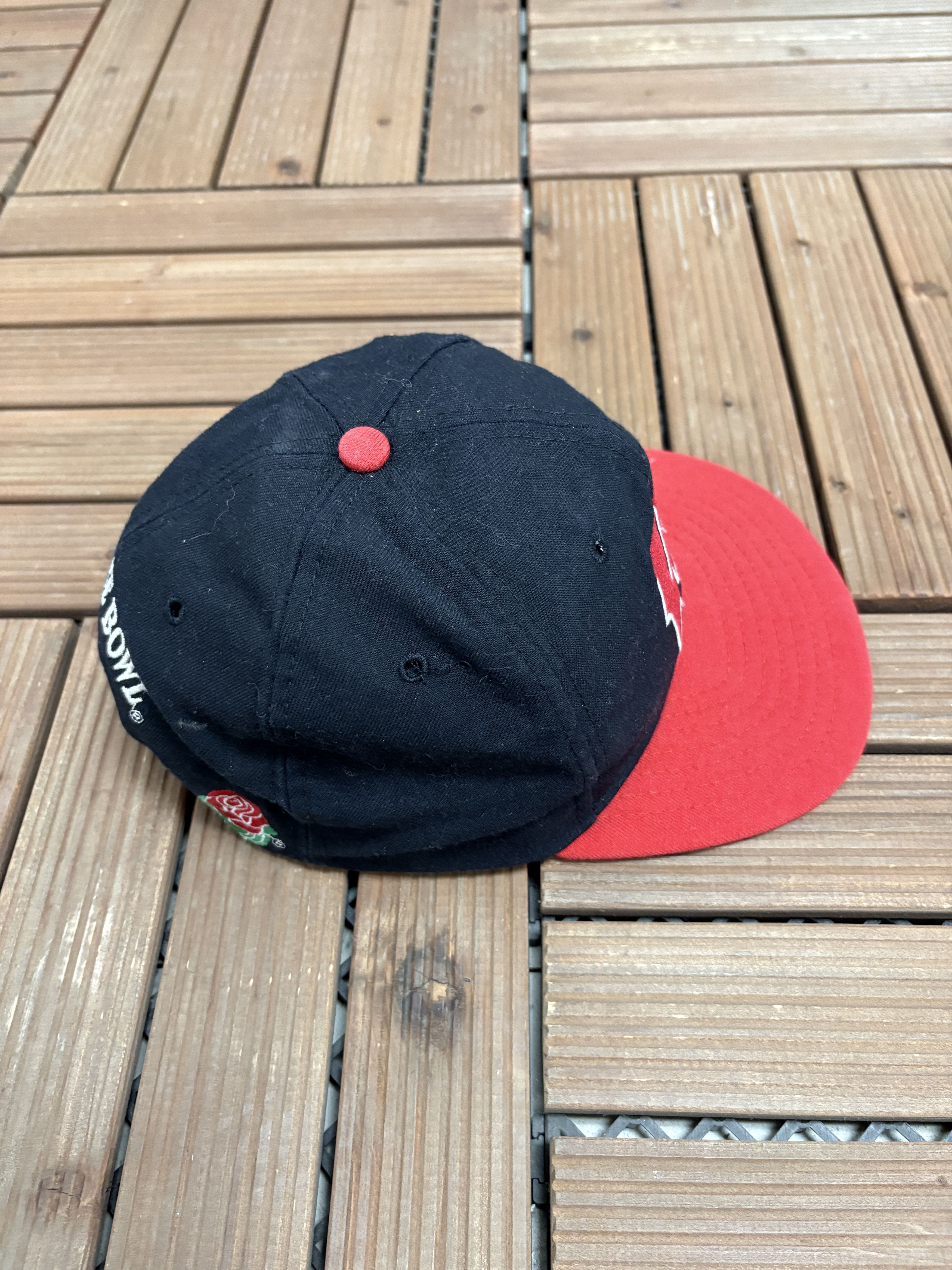 Vintage Wisconsin Badgers Rose Bowl 1994 Vintage Snap Back Hat Size ONE SIZE - 4 Thumbnail