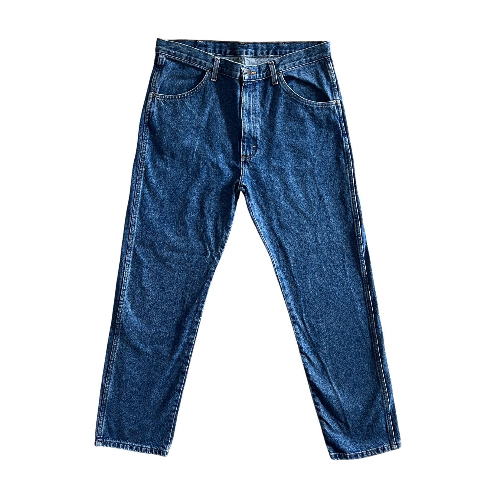 Rustler Rustler Classic Straight Leg Jeans Blue Denim Men 36x32 Size US 36 / EU 52 - 1 Thumbnail