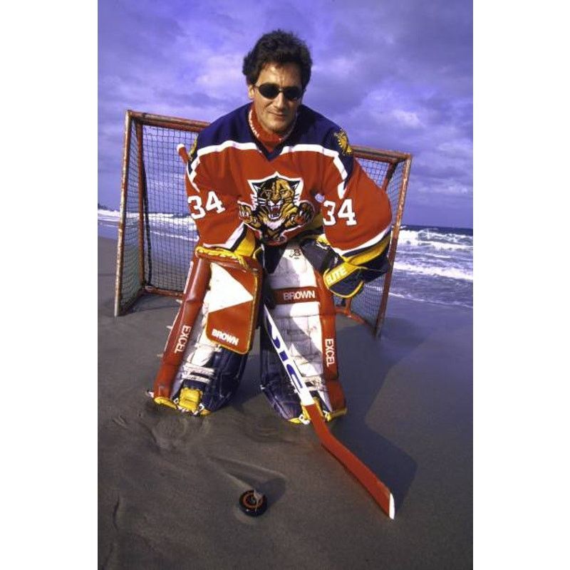 NHL × Starter Florida Panthers CATS 90s tee shirt AOP red NHL hockey vtg Size US XL / EU 56 / 4 - 7 Thumbnail