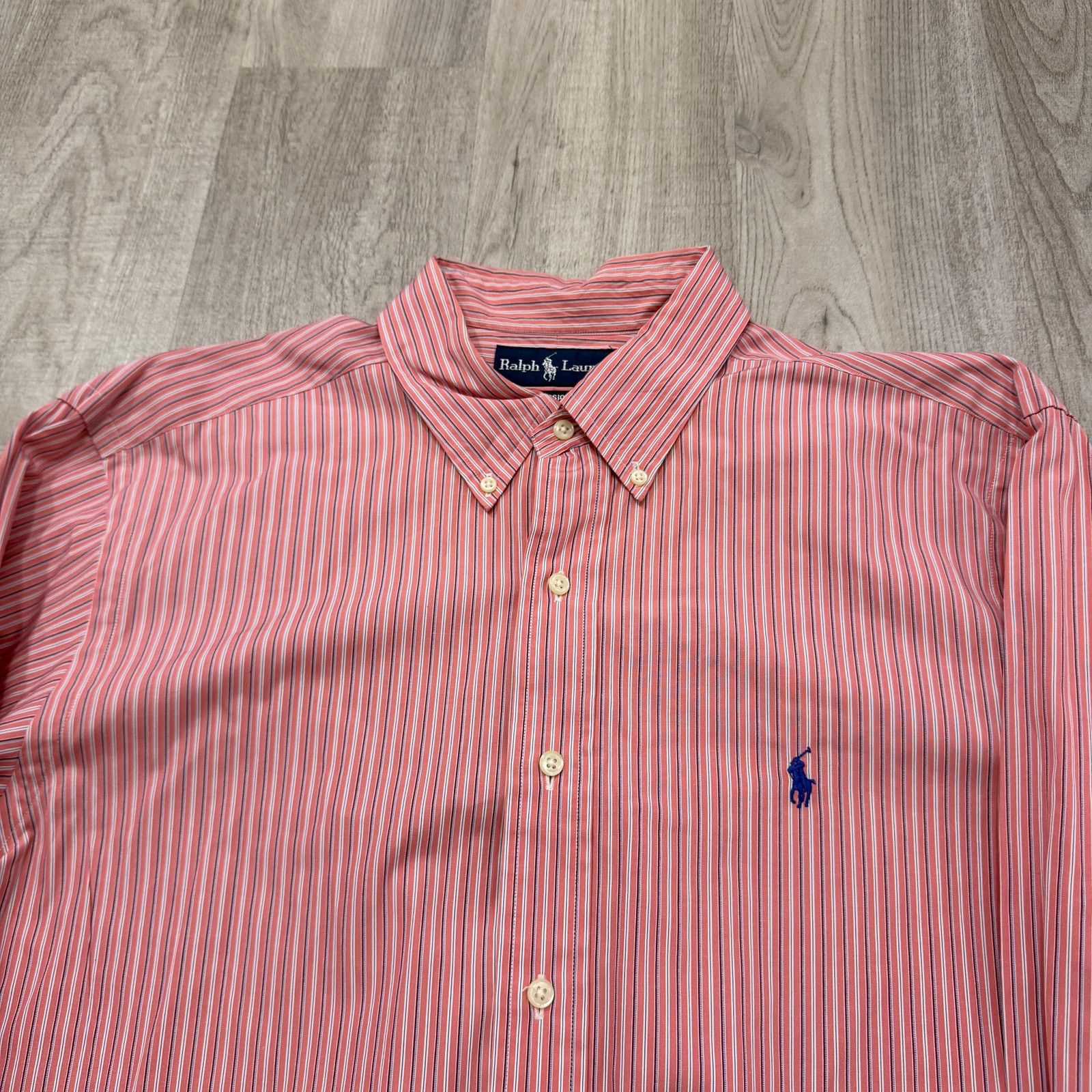 Polo Ralph Lauren Vintage Polo Ralph Lauren Classic Fit Shirt Mens Extra Large Size US XL / EU 56 / 4 - 3 Thumbnail