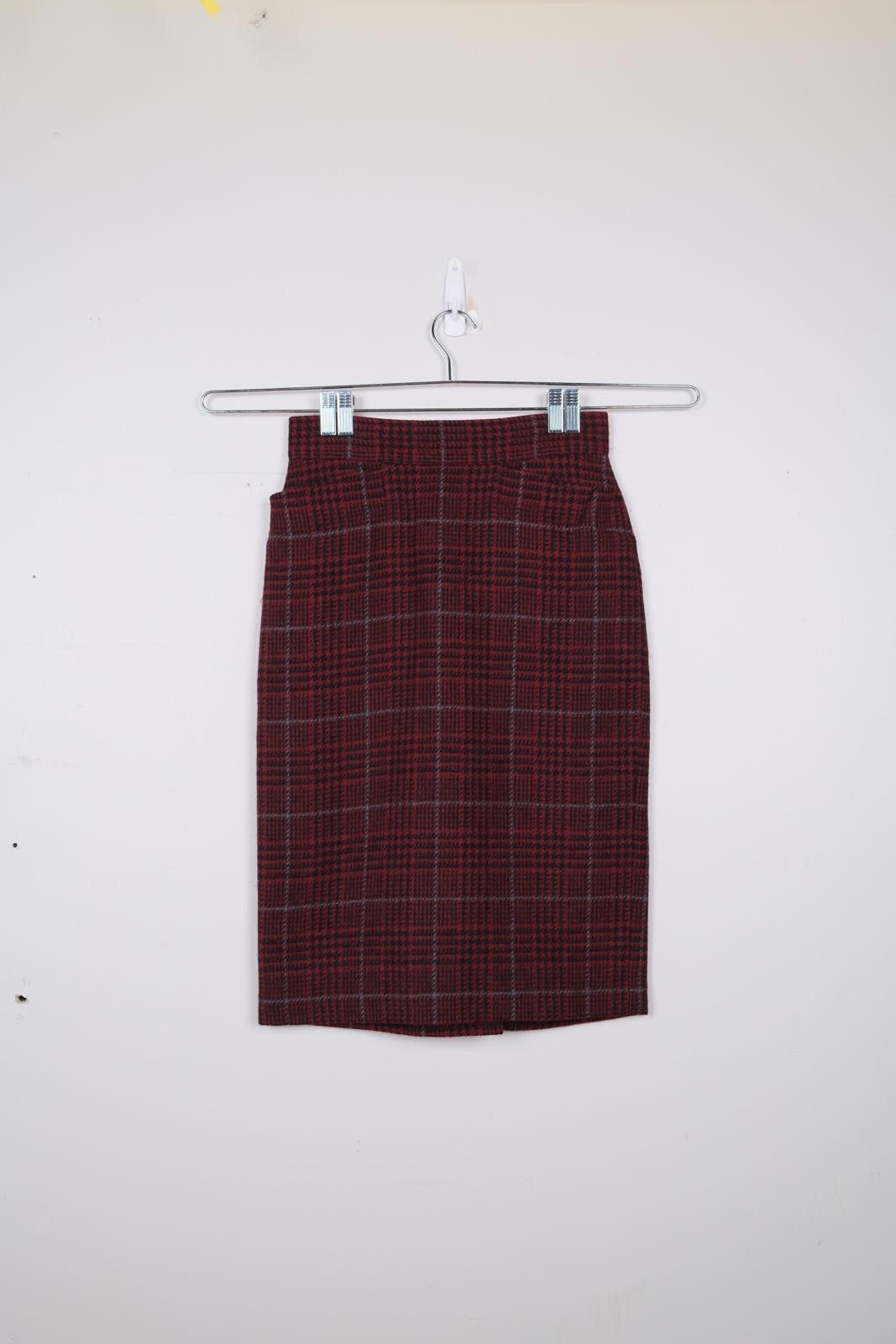 Other 90's Kenzo Paris Plaid Skirt Size 26" / US 2 / IT 38 - 1 Thumbnail