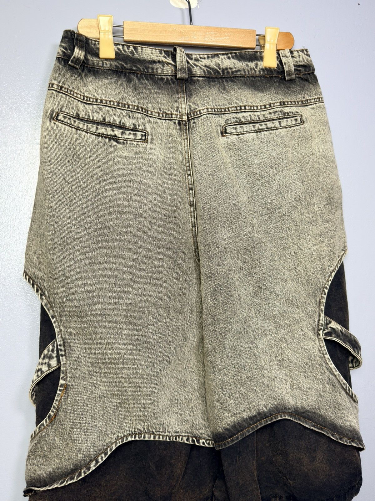 Other StArt Exceed End Cut-out Denim Shorts Size US 32 / EU 48 - 10 Thumbnail