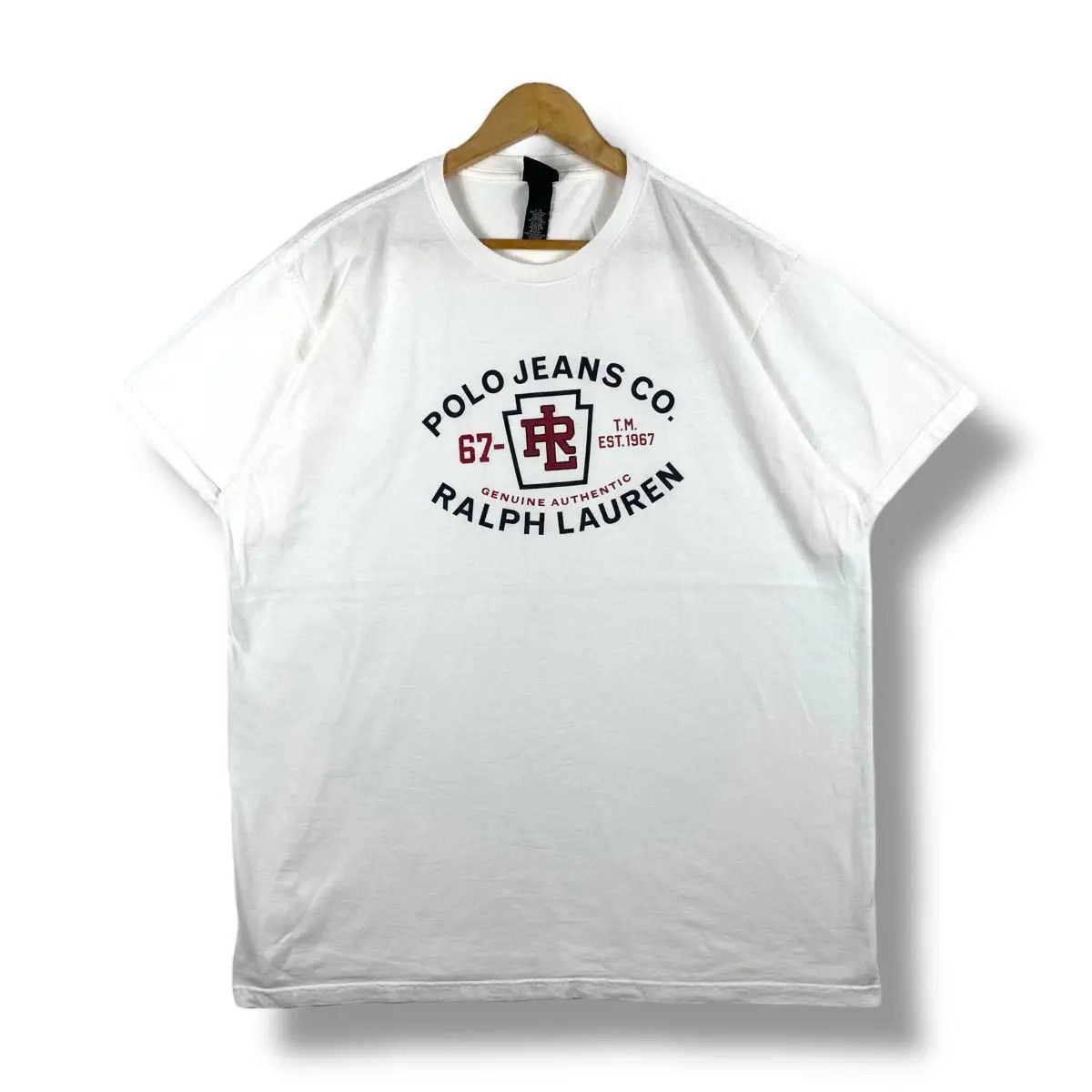 Ralph Lauren POLO JEANS COMPANY By Ralph Lauren Graphic Tee Shirt Large Size US L / EU 52-54 / 3 - 1 Thumbnail