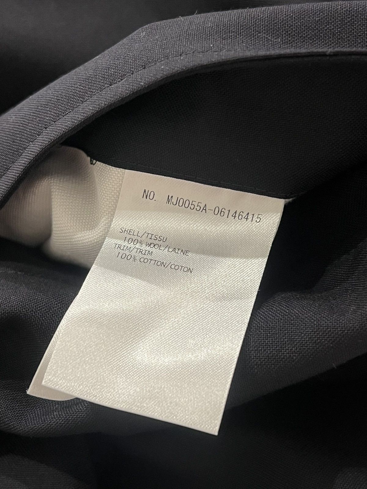 Thom Browne Thom Browne Navy 4-Bar Shirt Jacket Size 2 / M Size US M / EU 48-50 / 2 - 10 Thumbnail