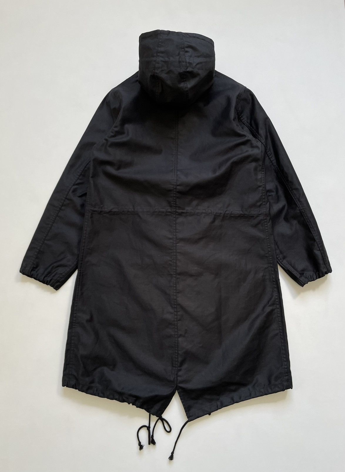 Comme des Garcons S/S 12 Black Cotton Fish Tail Parka Size US L / EU 52-54 / 3 - 13 Thumbnail