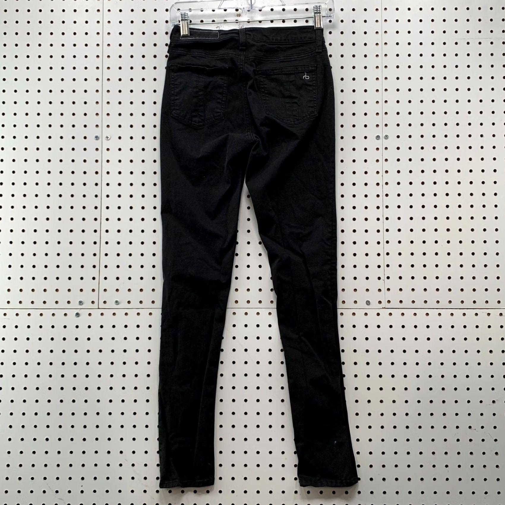 Rag & Bone rag & bone Skinny Black Denim Jeans Womens 25X28 Casual Jeans Size 42" / US 20 - 7 Thumbnail