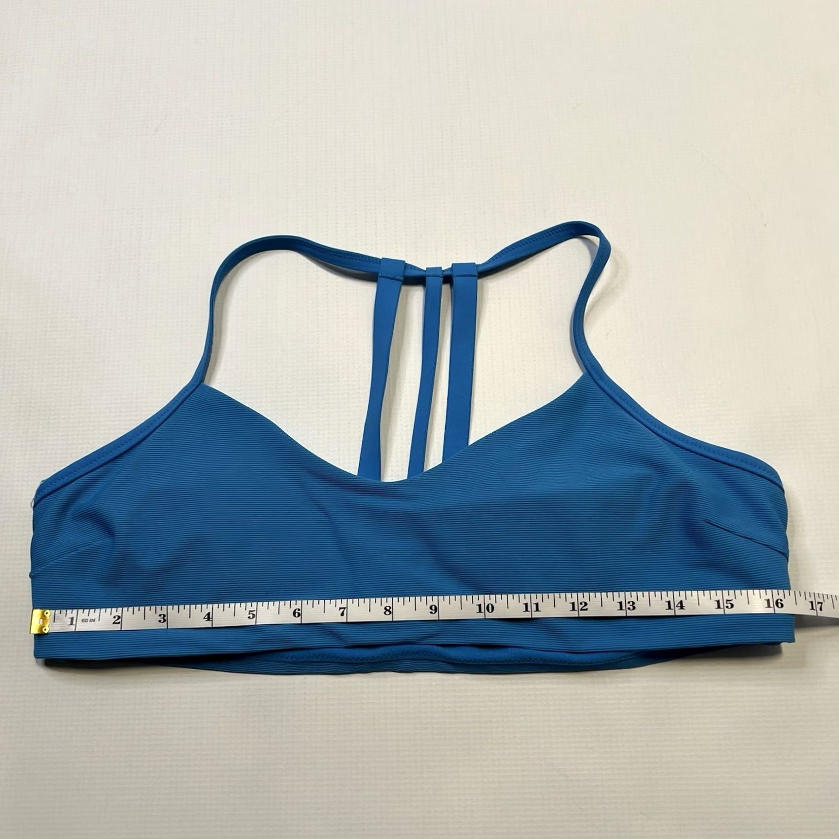 Athleta Athleta Blue Bikini Top T Back Women’s XL A-C Removable Padding Size XL / US 12-14 / IT 48-50 - 4 Thumbnail