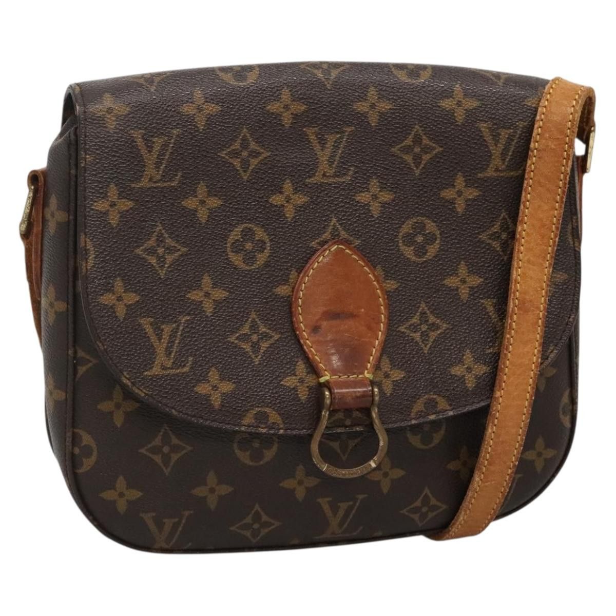 Louis Vuitton LOUIS VUITTON Monogram Saint Cloud GM Shoulder Bag M51242 Size ONE SIZE - 1 Thumbnail