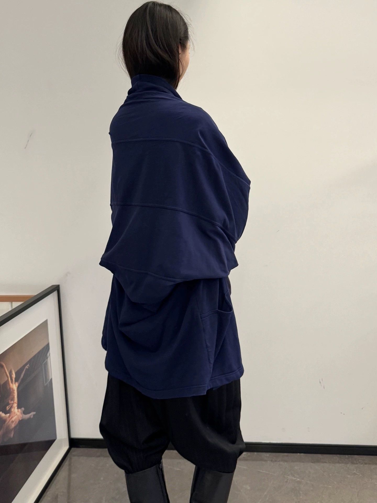 Vintage Dutch Brand Oversized Cocoon 7/8 Sleeve Vintage Cardigan Size S / US 4 / IT 40 - 6 Thumbnail