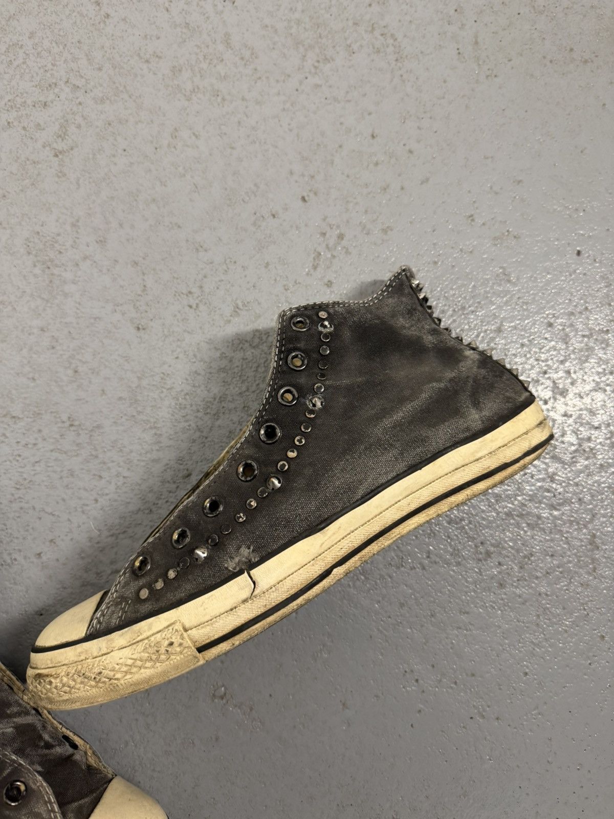 Converse × John Varvatos John Varvatos x Convers Metal Rivets Sneakers Size US 13 / EU 46 - 3 Thumbnail