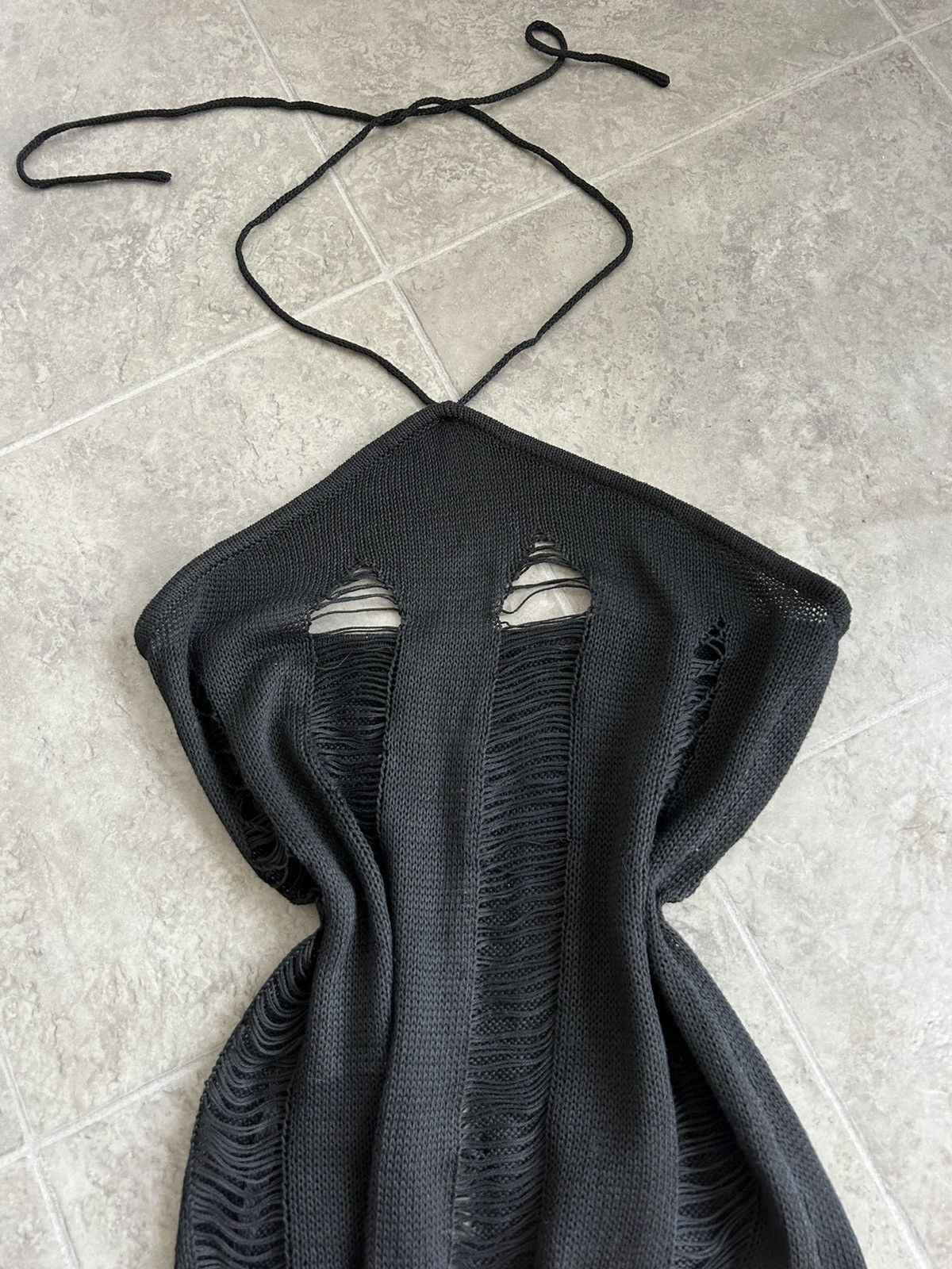 Other Y2K Knit Sexy Open Knit Open-back Mini dress Size S / US 4 / IT 40 - 7 Thumbnail