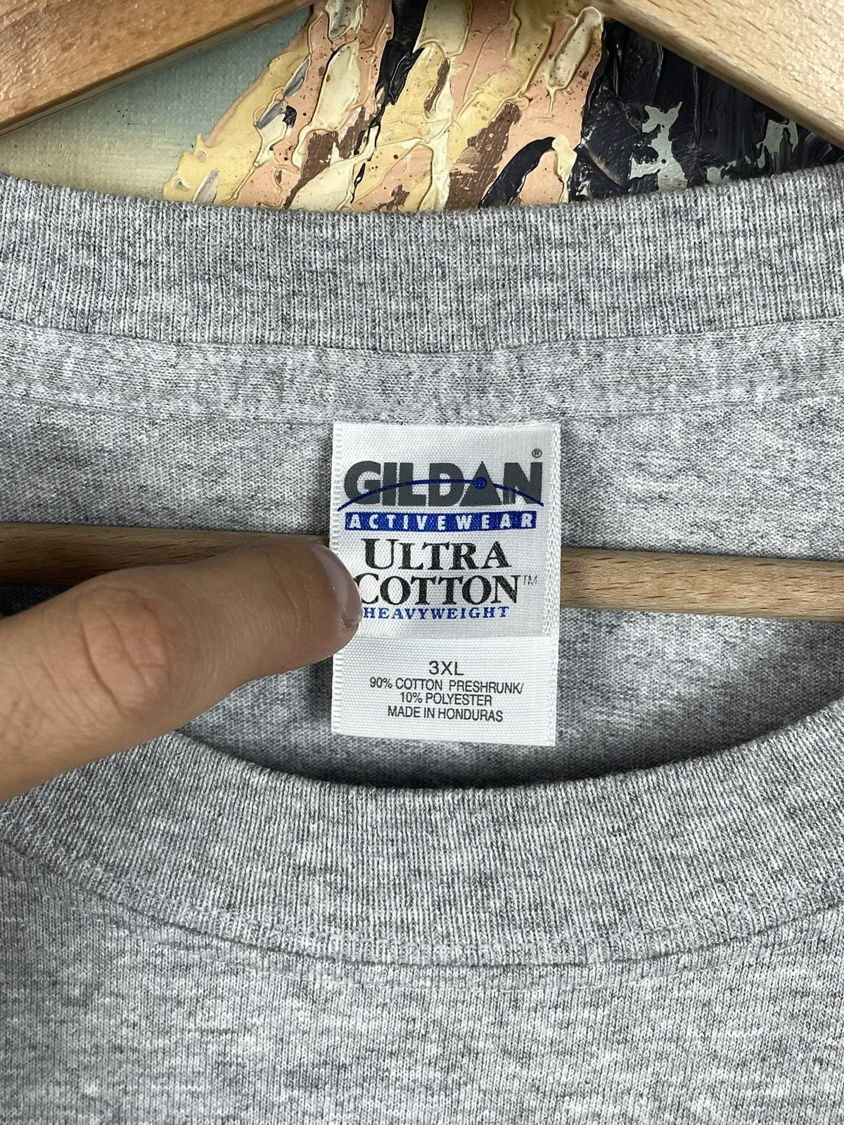 Vintage Yale Vintsge Y2k Gray Tee University College Baggy Oversize Size US XXL / EU 58 / 5 - 7 Thumbnail