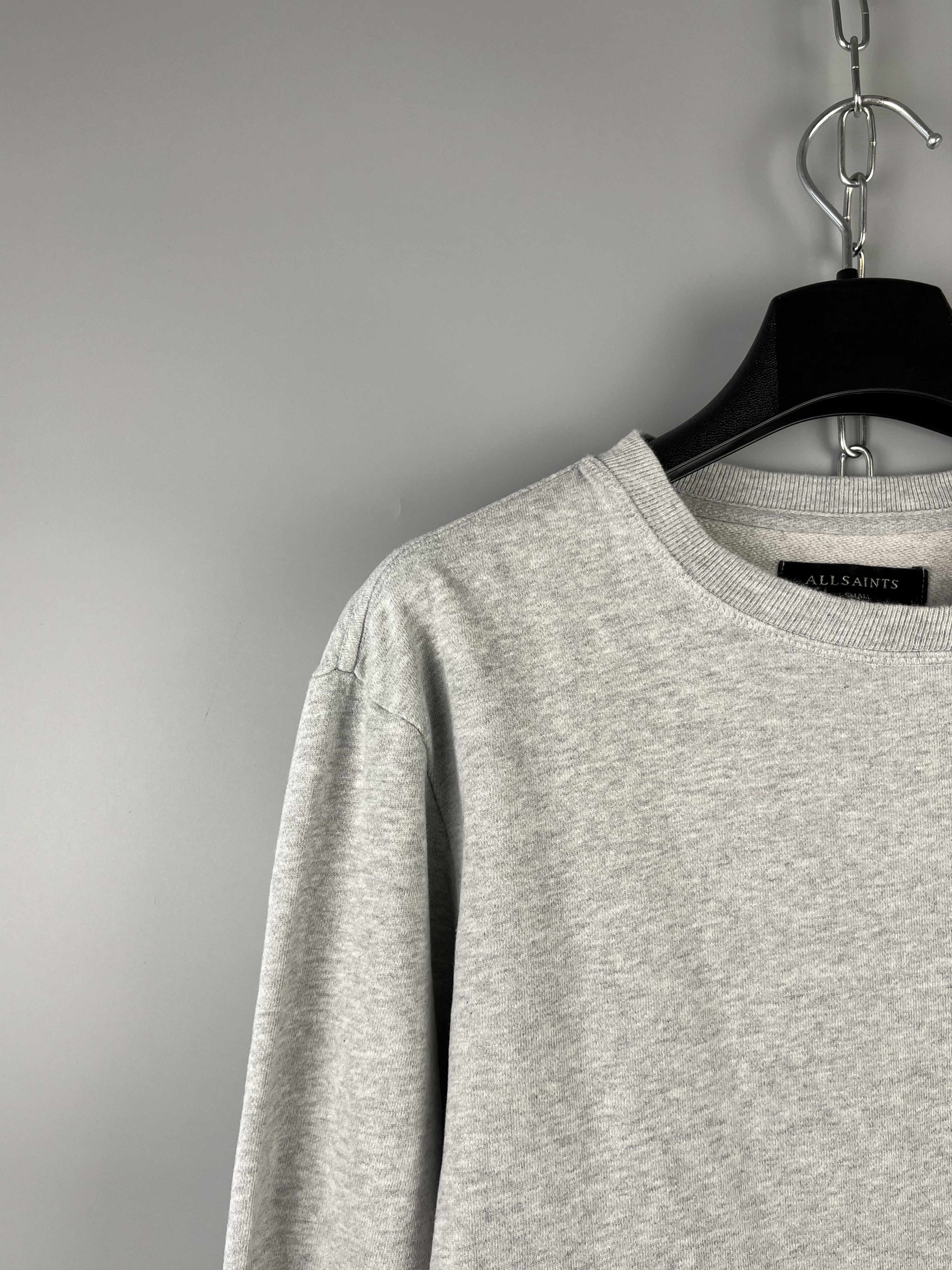 Allsaints Allsaints Mens Cotton Crew Neck Sweatshirt Jumper Size US S / EU 44-46 / 1 - 5 Thumbnail
