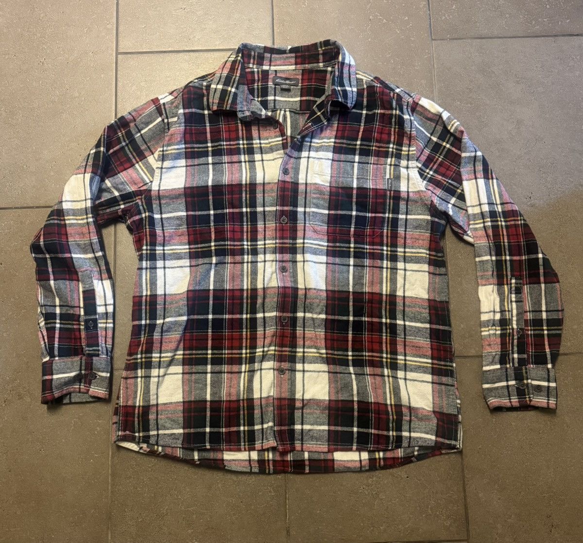 Eddie Bauer Vintage Eddie Bauer Red Plaid Flannel Size US XL / EU 56 / 4 - 5 Thumbnail