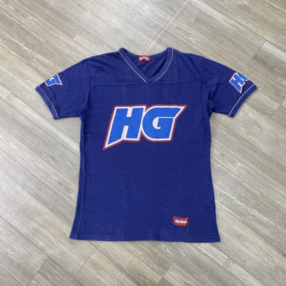 Hysteric Glamour Vintage Hysteric Glamour OG Iconic Logo Blue Mesh Jersey Y2K Size US M / EU 48-50 / 2 - 1 Thumbnail