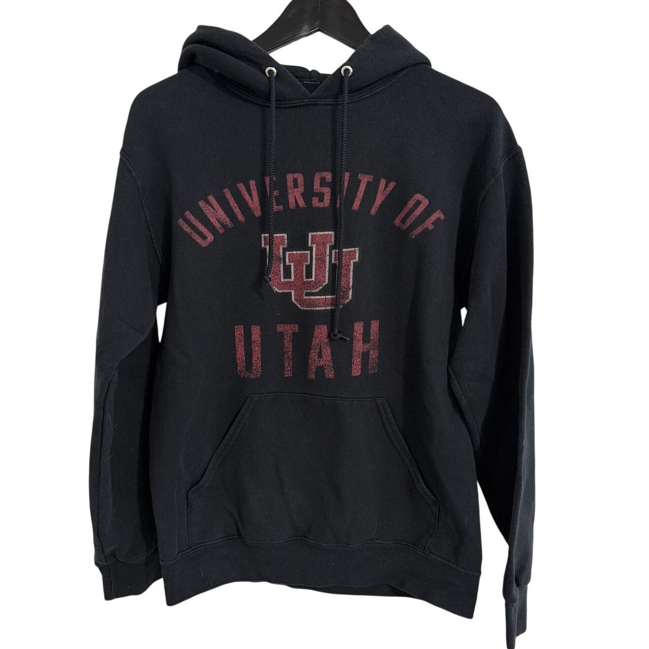 NCAA Utah Utes Black and Red Hoodie Sweatshirt Women's Size M Size M / US 6-8 / IT 42-44 - 1 Thumbnail