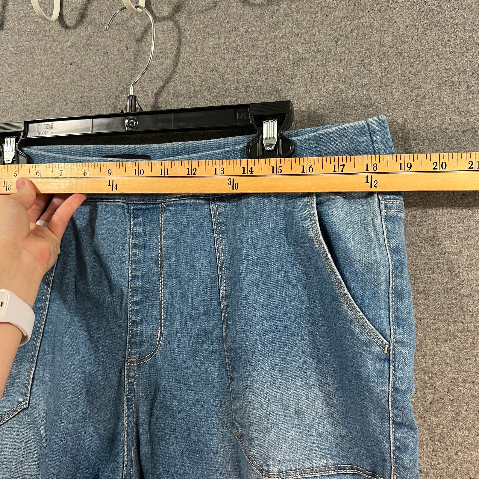 Other Susan Graver Petite Stretch Denim Pull On Jogger Medium Size 40" / US 18 - 10 Thumbnail