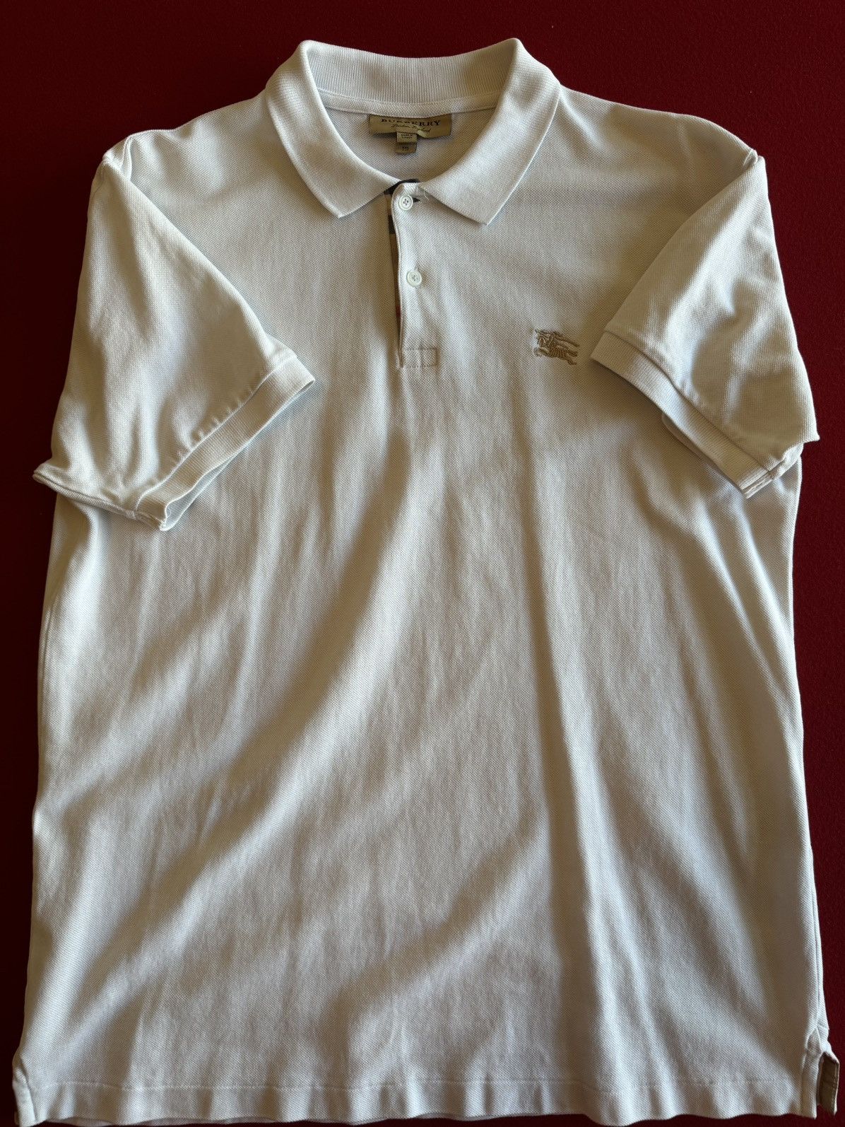 Burberry Burberry Polo Shirt Short Sleeve Sz XXL Size US XXL / EU 58 / 5 - 1 Thumbnail