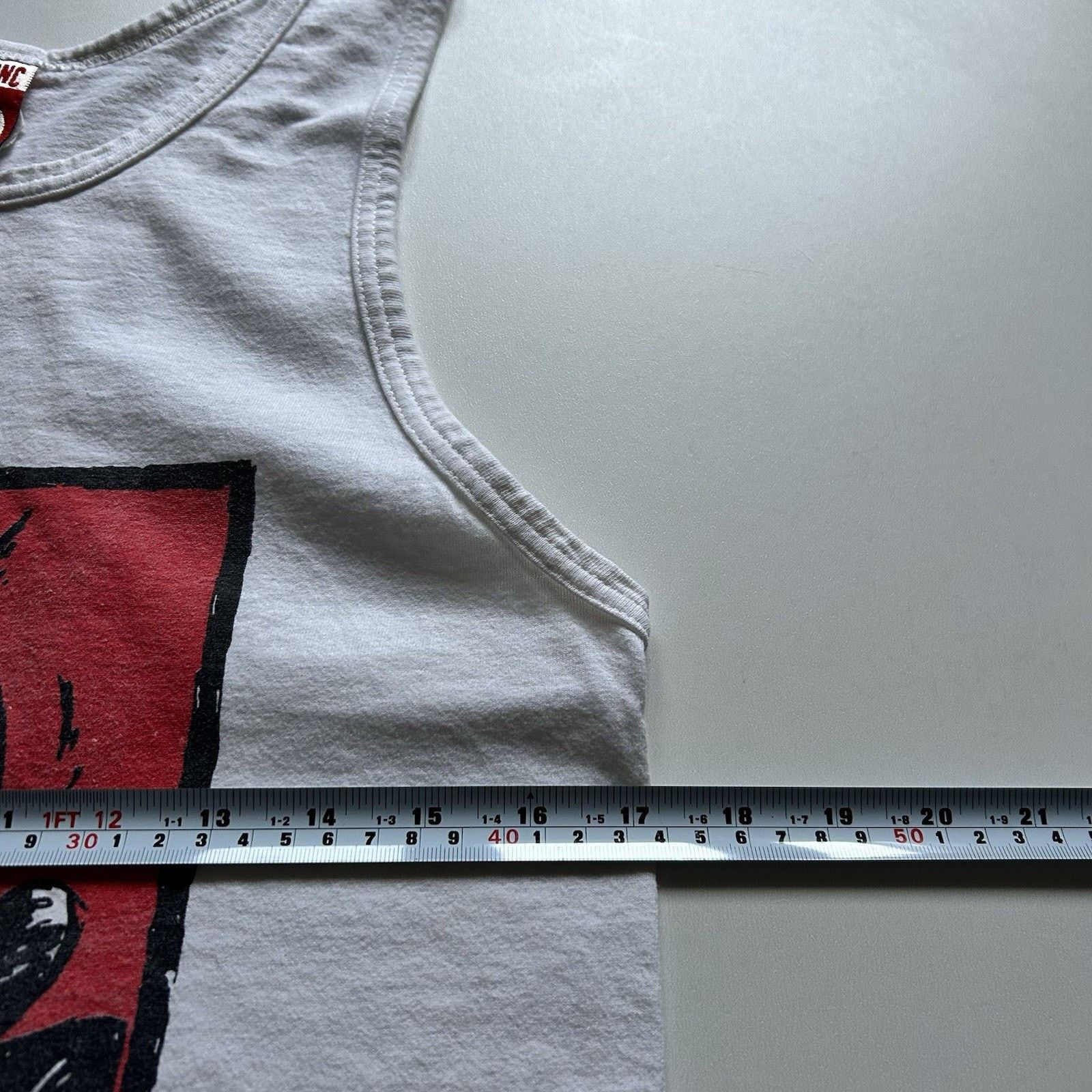 Disney Vintage Mickey Mouse Disney Tank Top Shirt White Small Rare Size US S / EU 44-46 / 1 - 4 Thumbnail