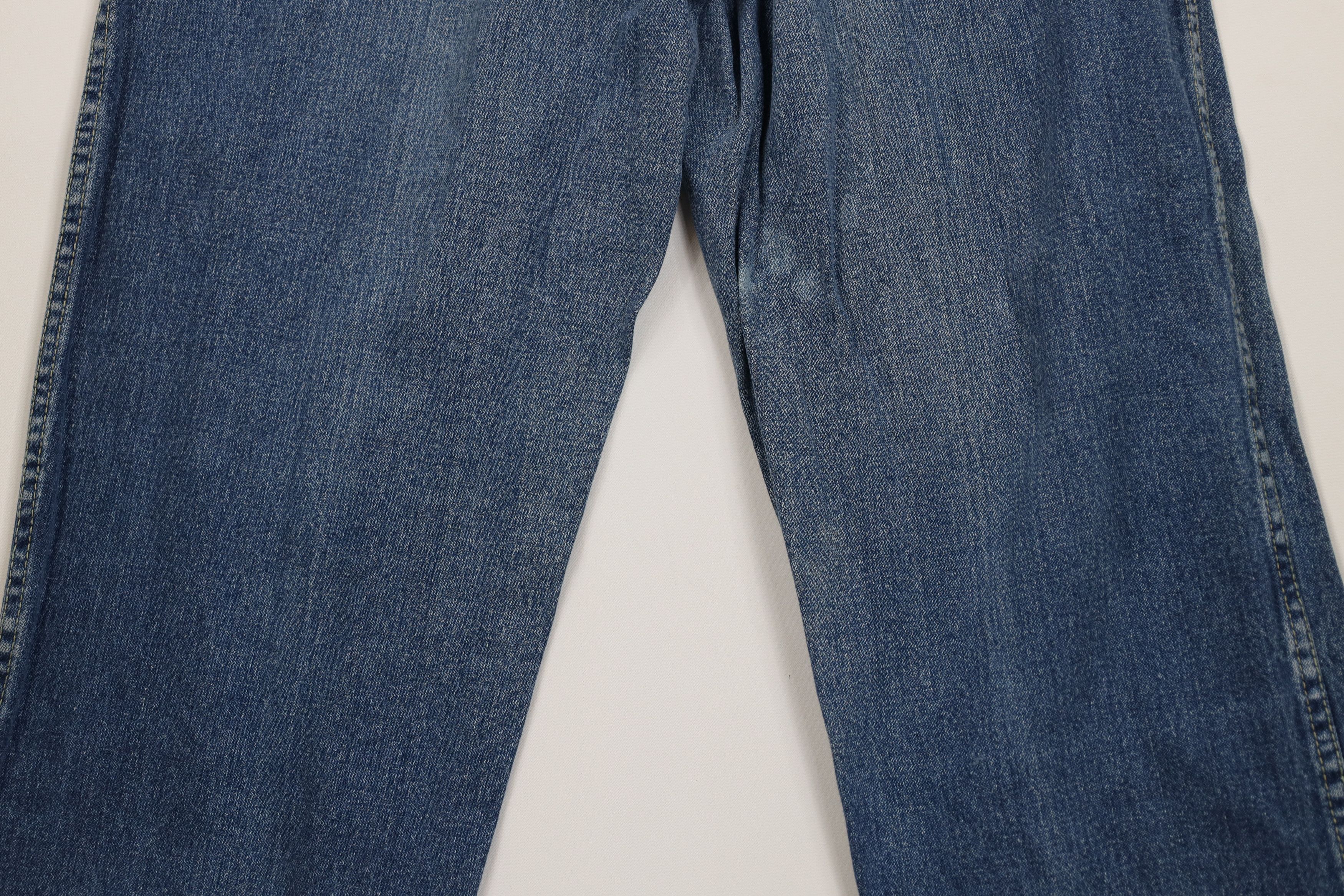 Vintage Vintage 90s Streetwear Relaxed Fit Bootcut Denim Jeans Blue Size 36" / US 14 / IT 50 - 13 Thumbnail