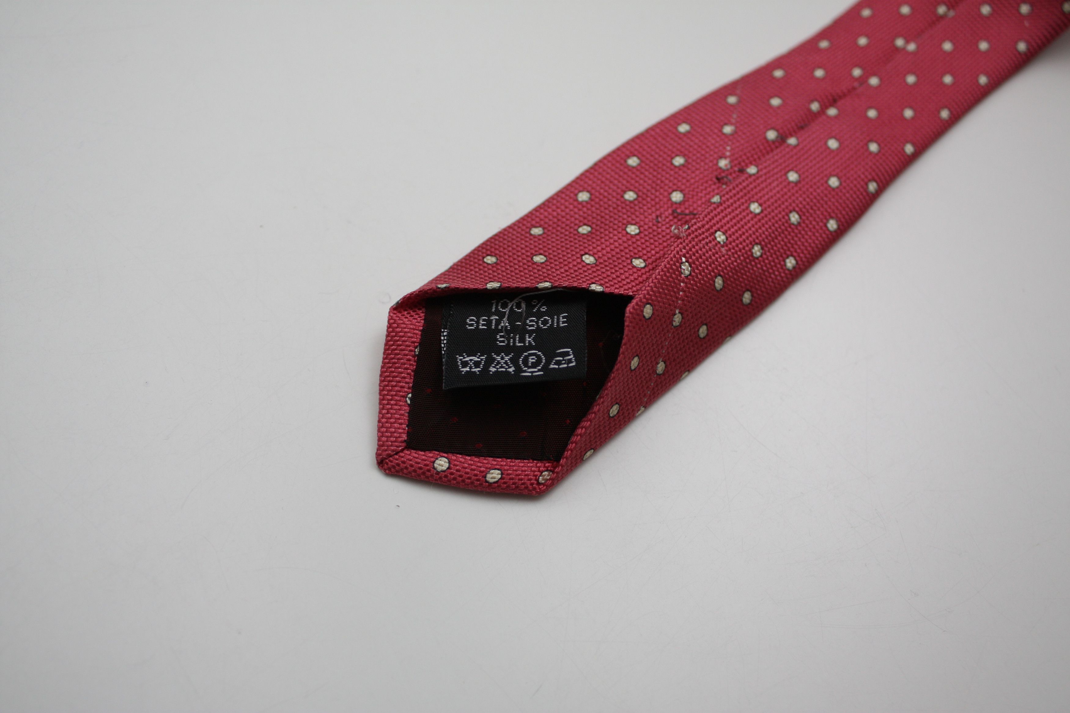 Versace Gianni Versace Pink Silk Tie Made In Italy Size ONE SIZE - 6 Thumbnail