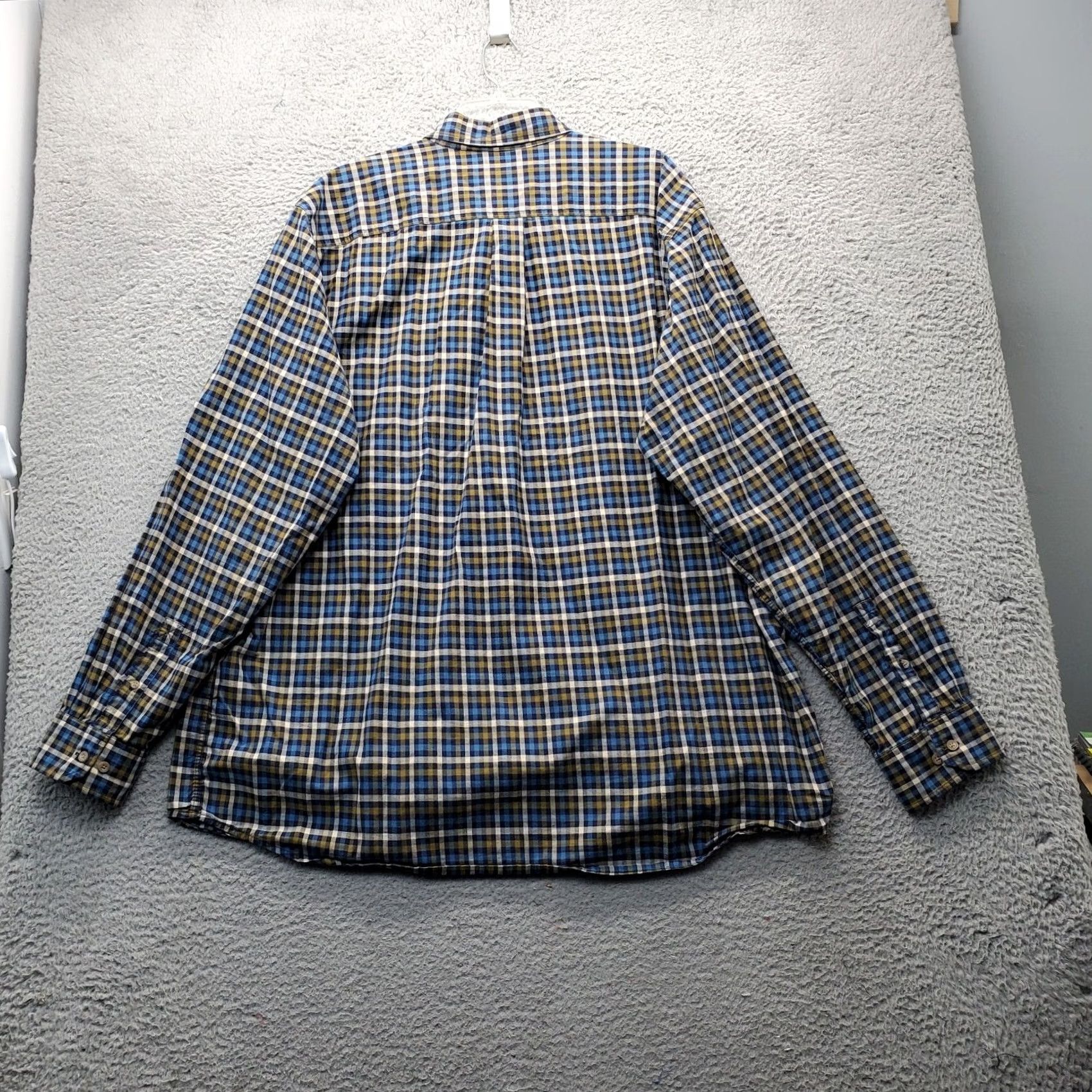 Eddie Bauer Eddie Bauer Shirt Mens 2XL Tall Multi Check Relaxed Wrinkle Resistant Button-Down Straight Collar Shirt Mens 2XL Tall Multicolor Check Easter? Size US XXL / EU 58 / 5 - 2 Thumbnail