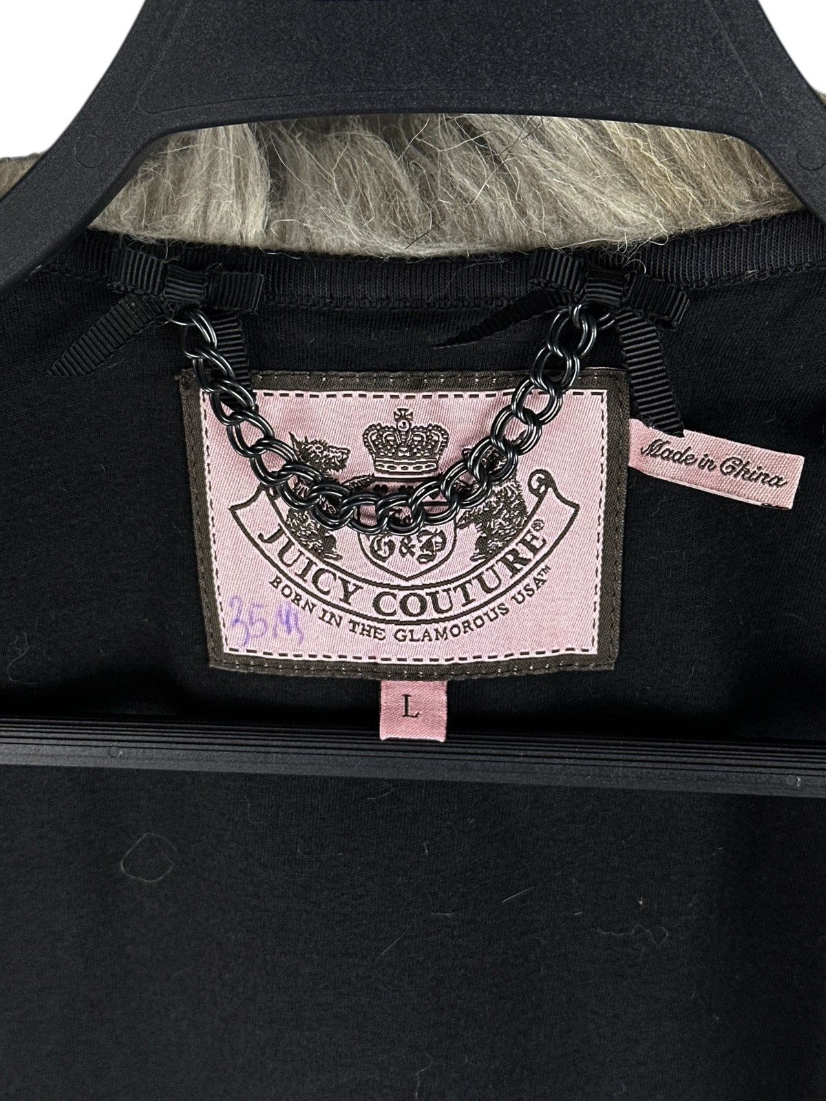 Juicy Couture Vintage Y2K Juicy Couture Faux Fur Vest Women’s Size L Size L / US 10 / IT 46 - 8 Thumbnail
