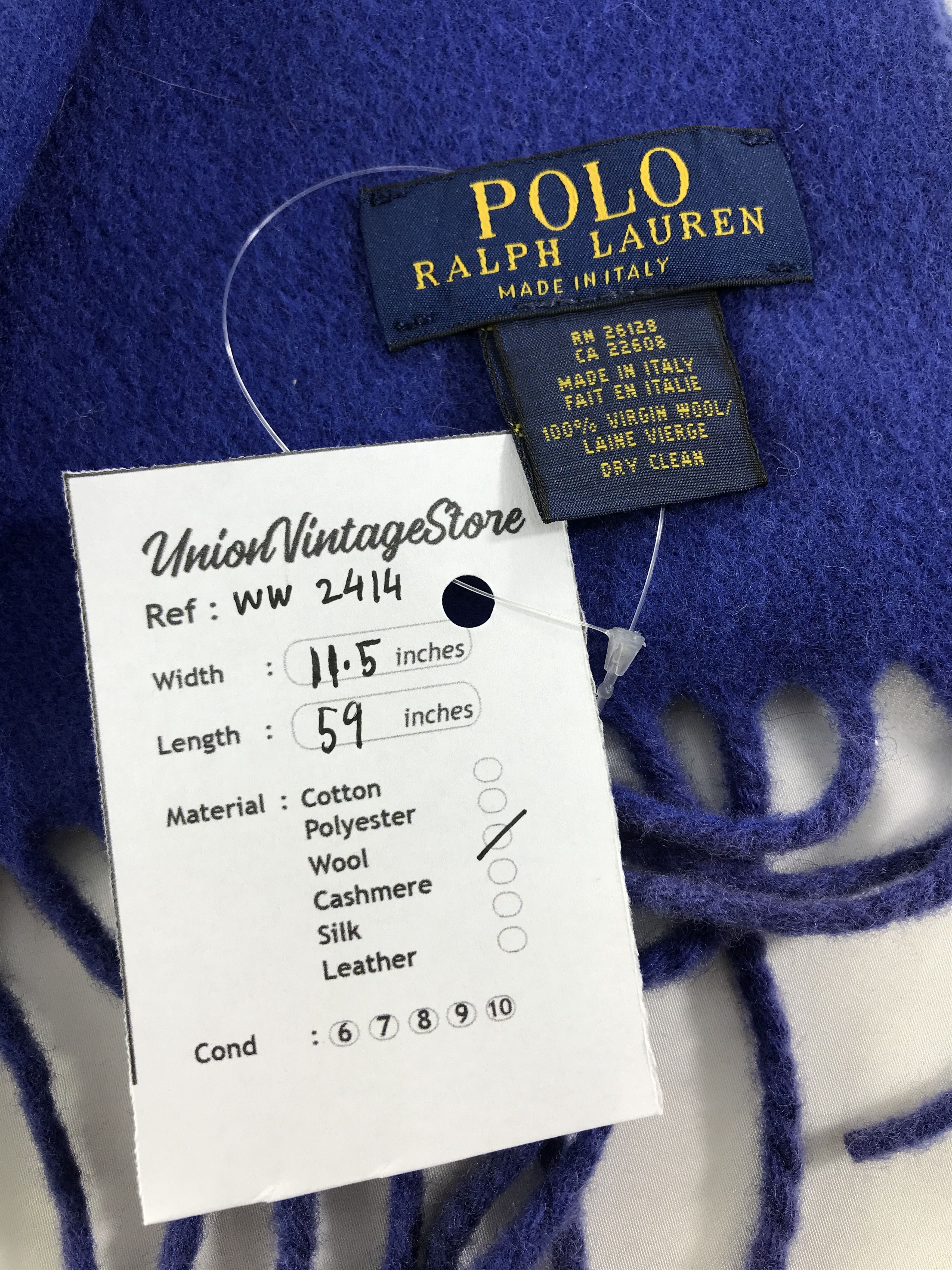 Polo Ralph Lauren × Vintage Polo Ralph Lauren Scarf / Muffler / Neckwear - WW2414 Size ONE SIZE - 5 Thumbnail