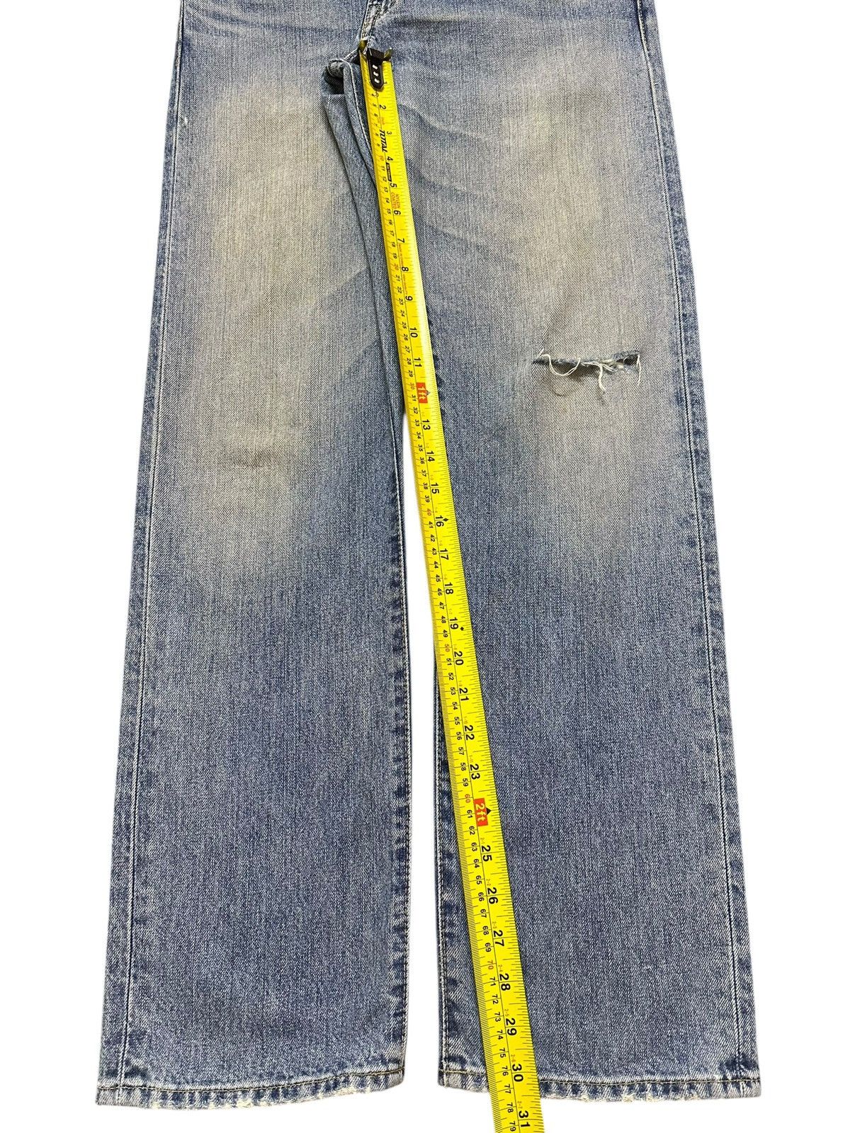 Polo Ralph Lauren Vintage Polo Ralph Lauren Blue Mud Wash Faded Distress Jeans Size US 30 / EU 46 - 14 Thumbnail