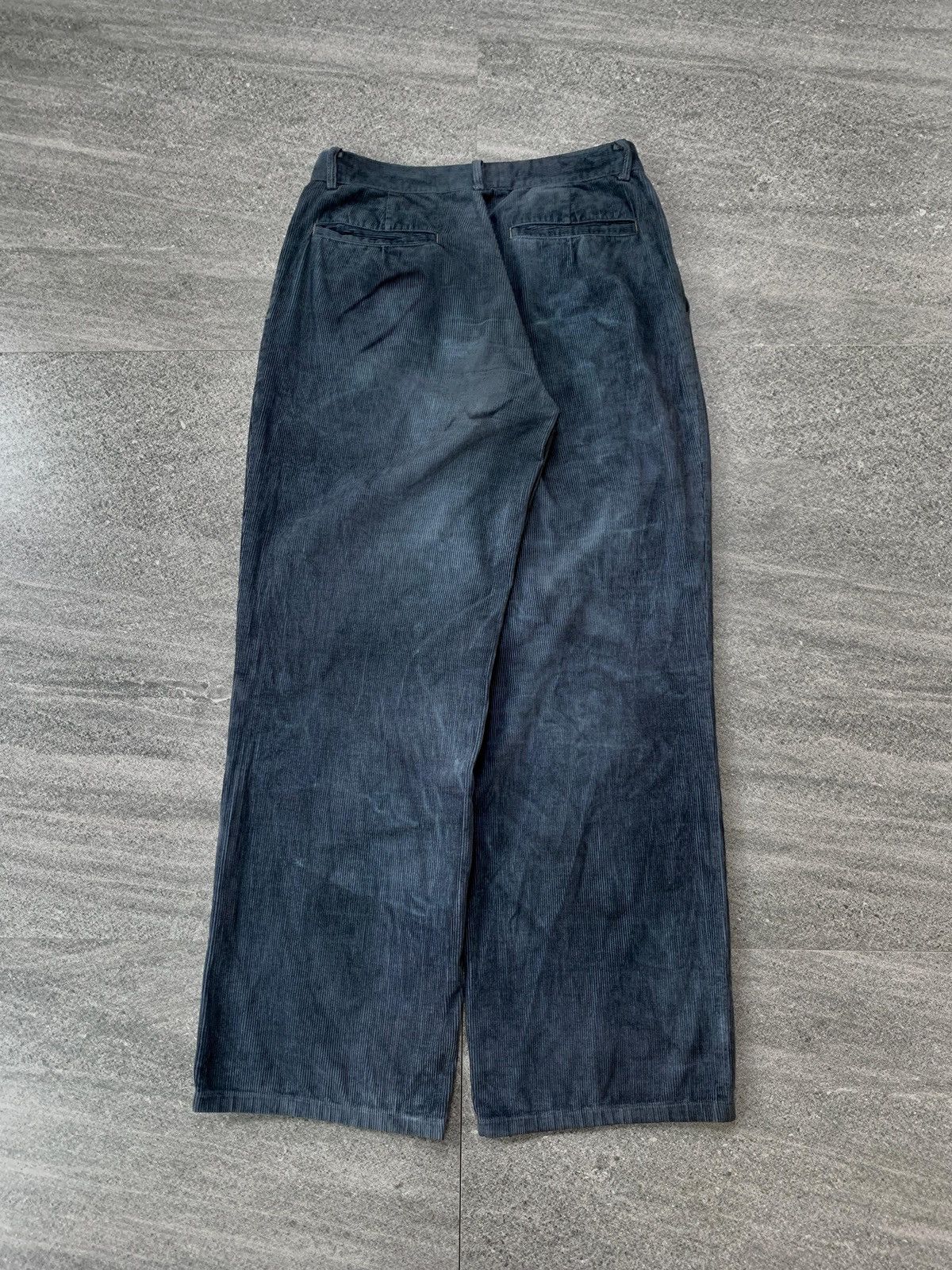 Yohji Yamamoto Dyed Corduroy Loose Trousers Size US 29 - 6 Thumbnail