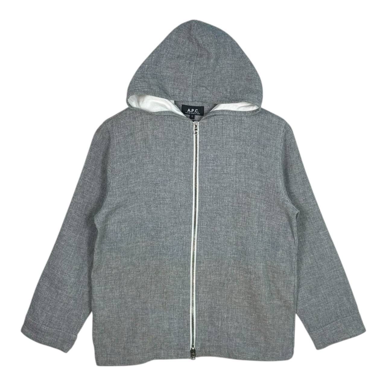 A.P.C. A.P.C. ETE 1999 Archive Wool Zip Hoodie Vintage M Grey Size US S / EU 44-46 / 1 - 1 Thumbnail