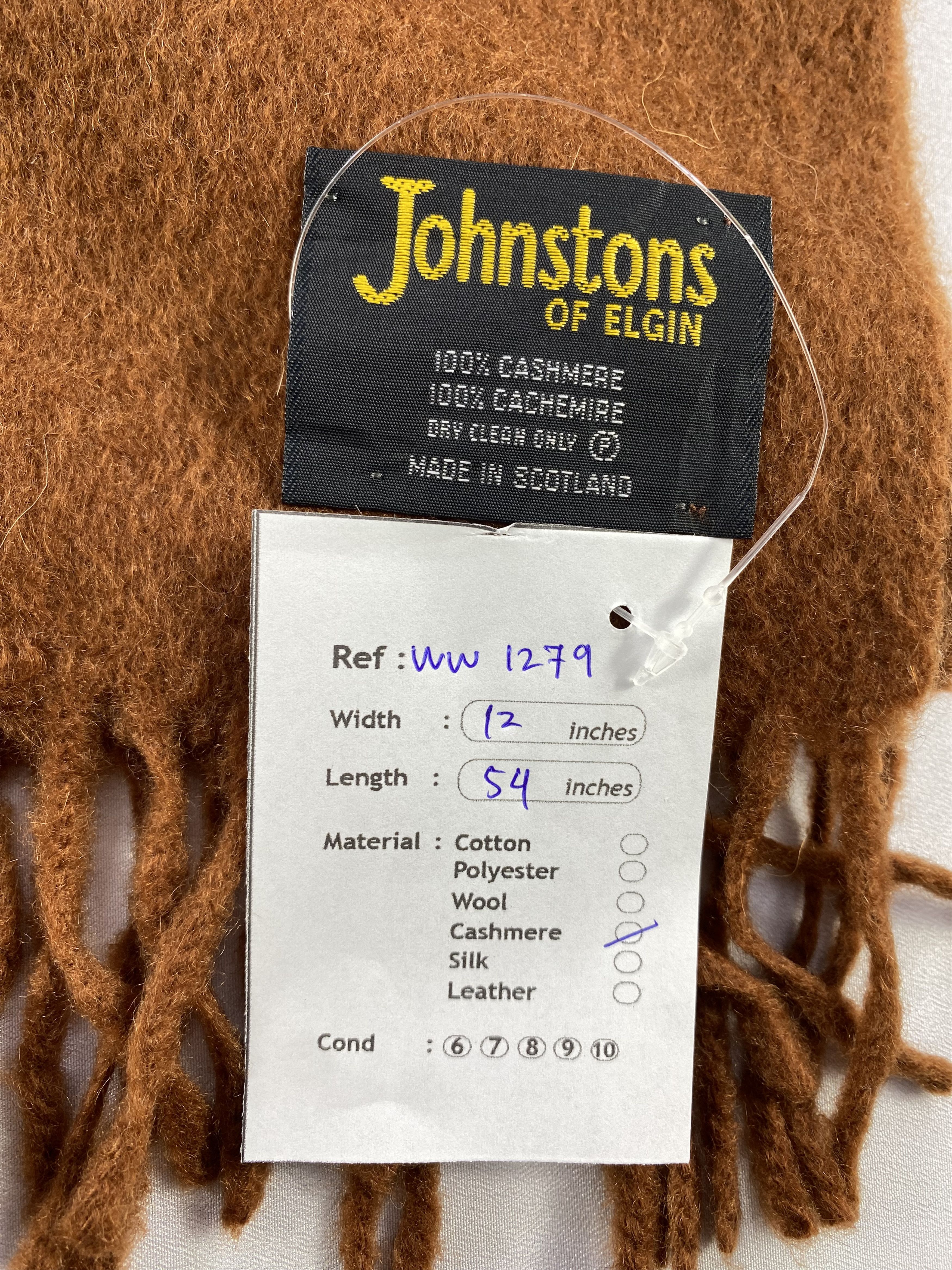 Johnstons Of Elgin × Vintage Johnstons Of Elgin Scarf / Muffler / Neckwear Size ONE SIZE - 5 Thumbnail