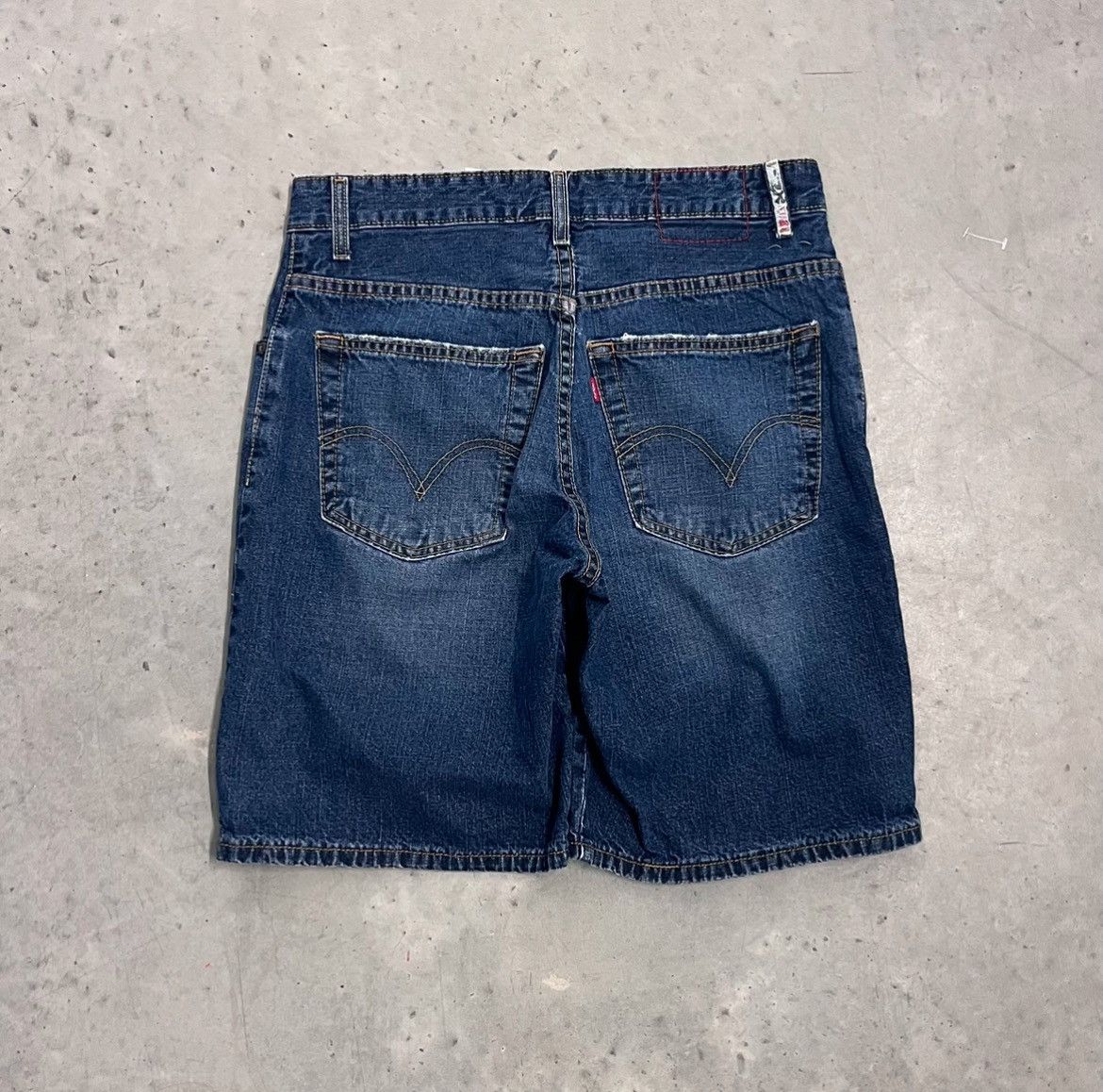 Levi's × Vintage Y2K Levi's Skater Jorts Jean Shorts Jnco Style Rock Star 30" Size US 30 / EU 46 - 1 Thumbnail