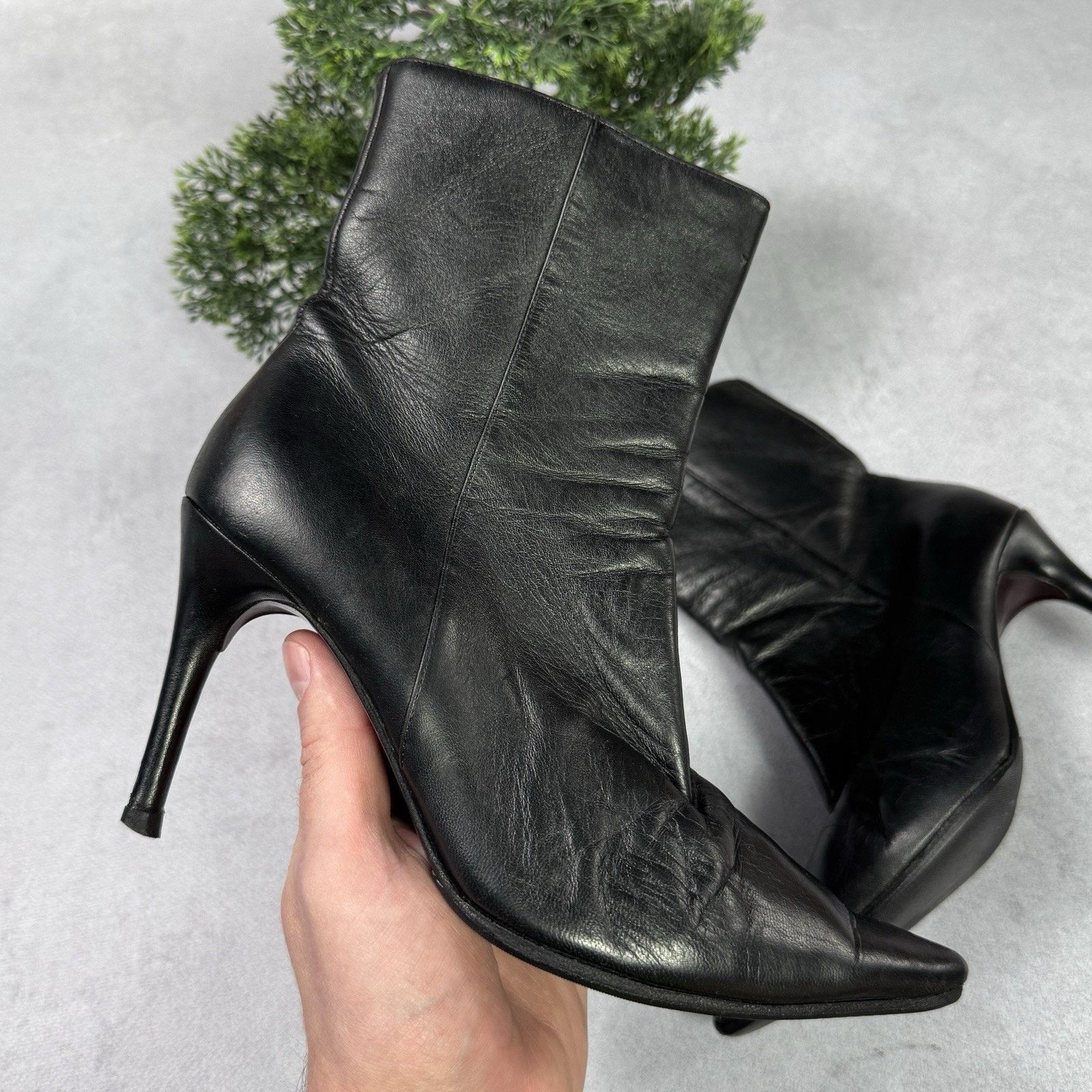 Gucci Gucci Leather Women Heel Boot Size 35 US 5 Size US 5 / IT 35 - 3 Thumbnail