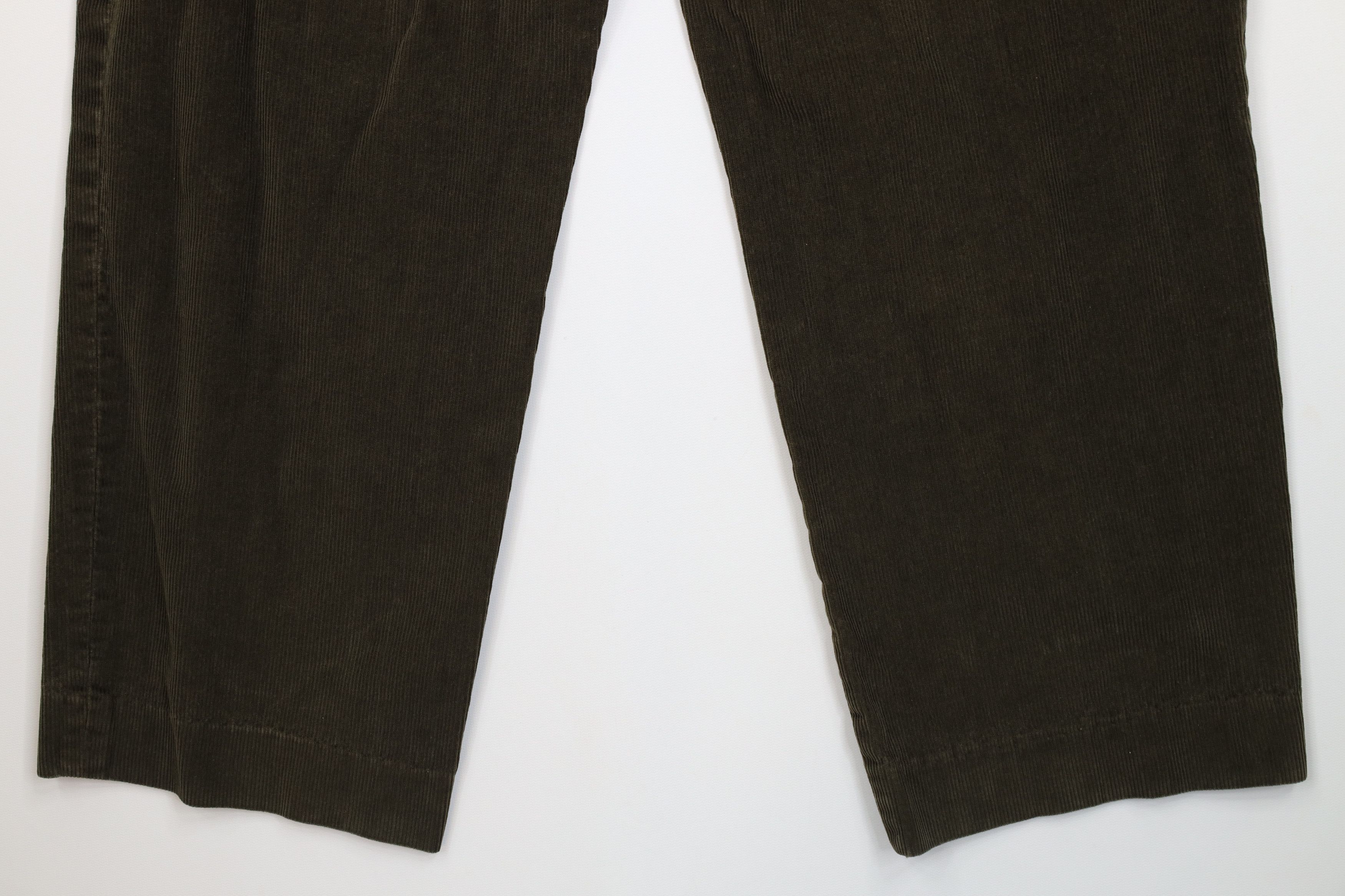 Ralph Lauren Vintage 90s Ralph Lauren Wide Leg Corduroy Chino Pants Green Size US 40 / EU 56 - 12 Thumbnail
