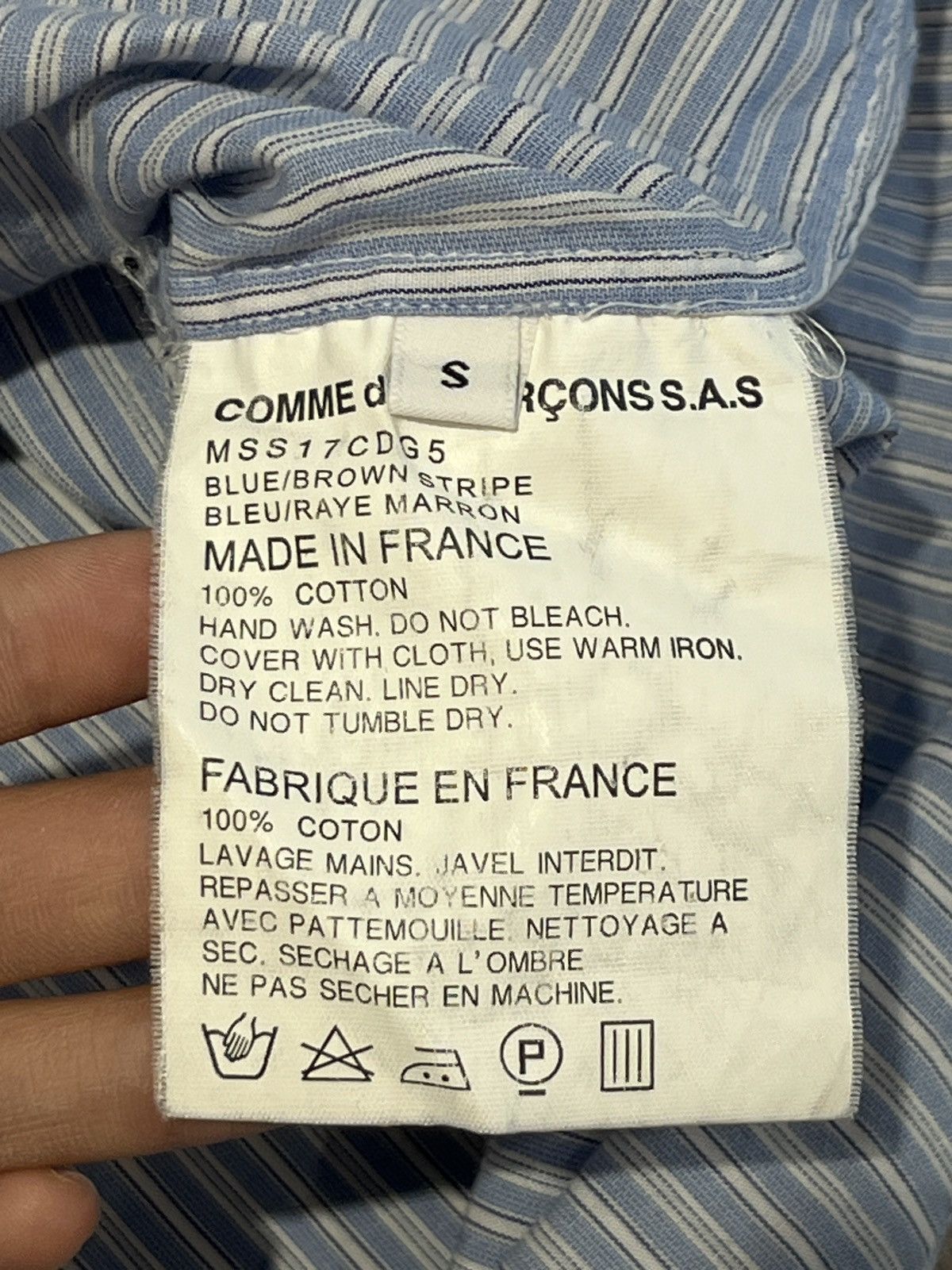 Comme des Garcons COMME des GARÇONS x VETEMENTS SHIRT Size US S / EU 44-46 / 1 - 5 Thumbnail