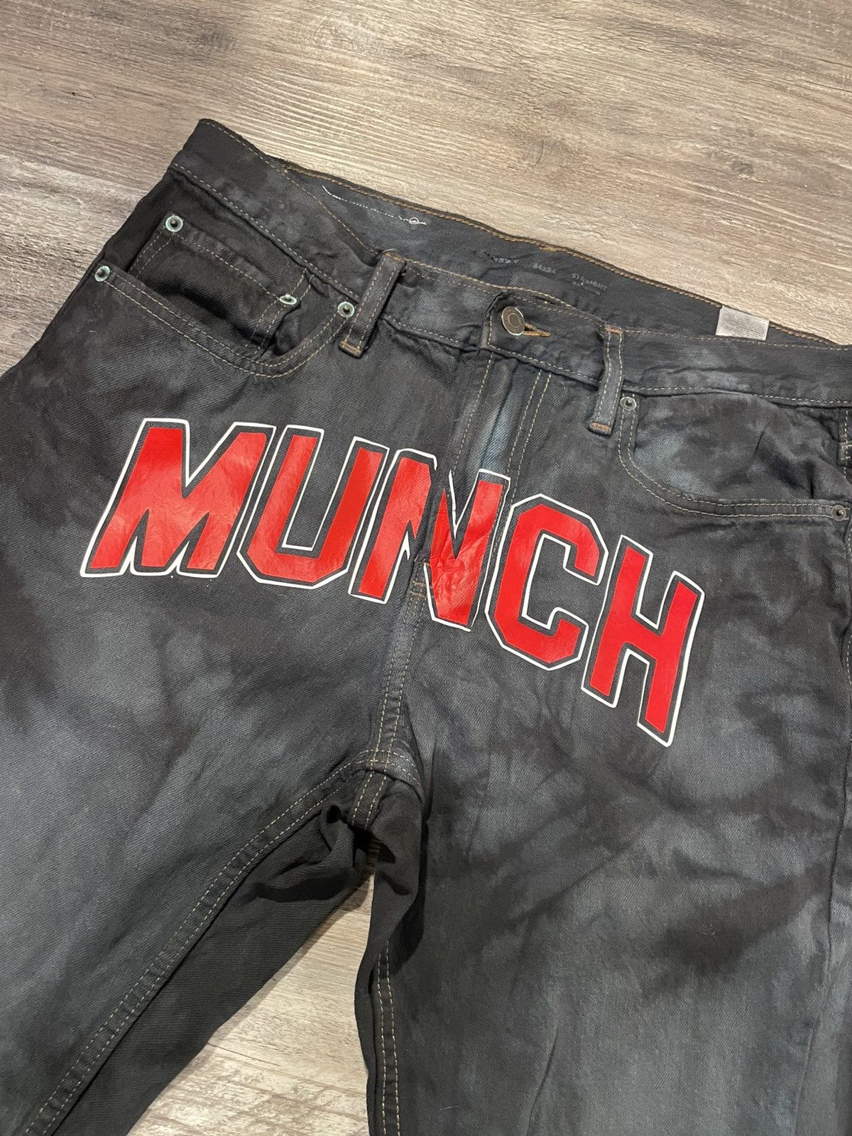 Levi's Vintage Clothing Ice Spice Denim munch pants. Band rap tee ironic satire jean Size US 33 - 2 Thumbnail
